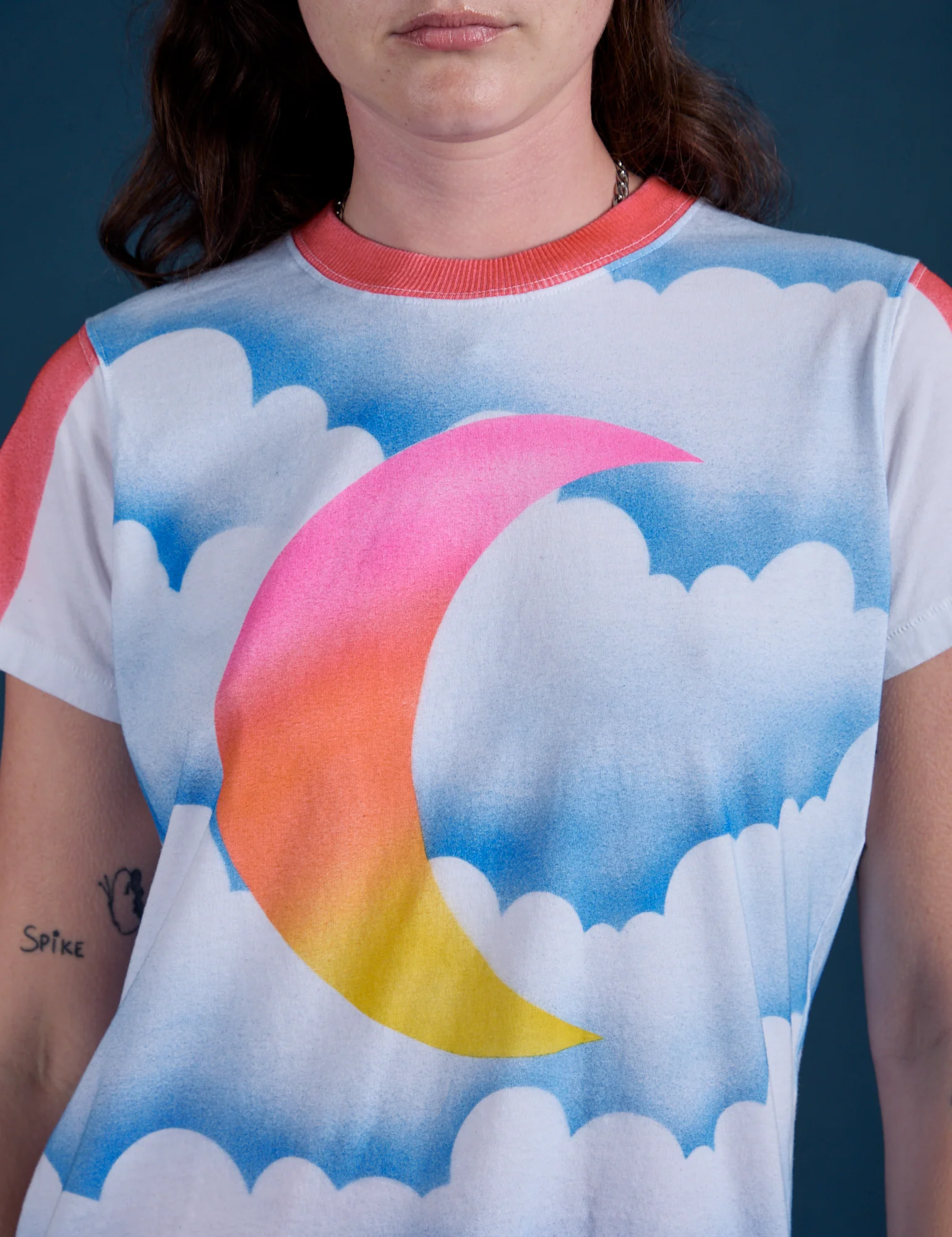 Airbrush Moon Vintage Tee - Image 4