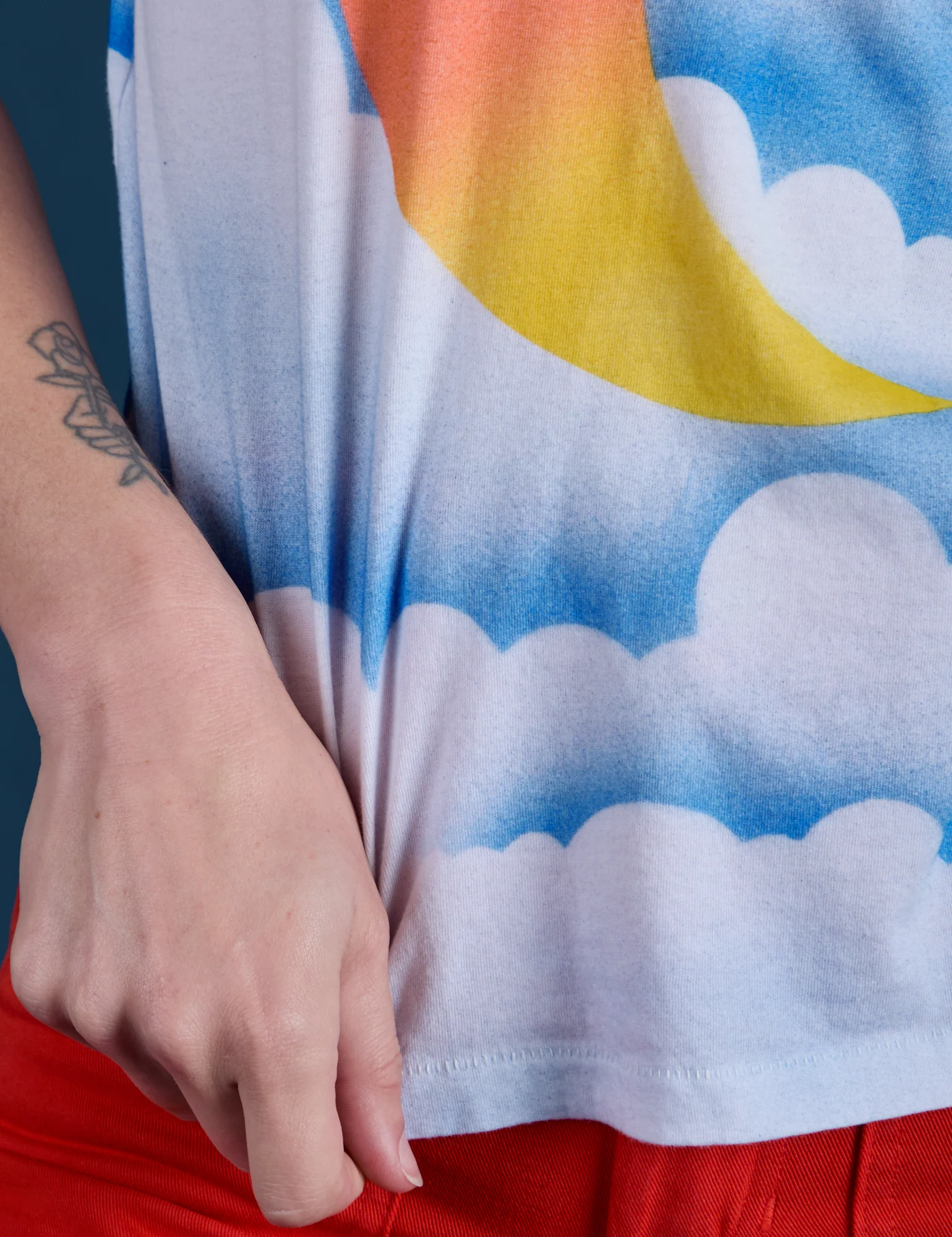 Airbrush Moon Vintage Tee - Image 5