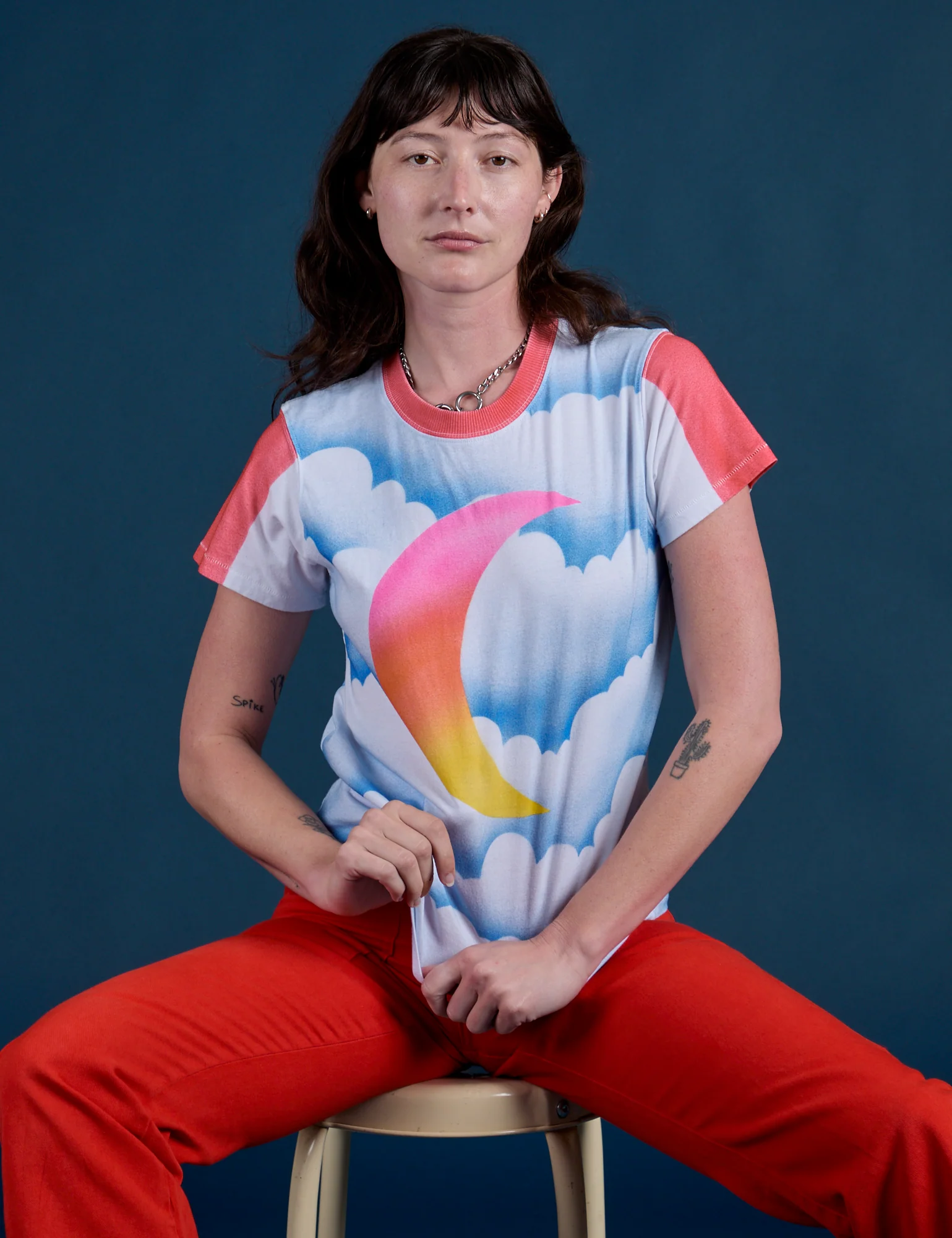 Airbrush Moon Vintage Tee - Image 9