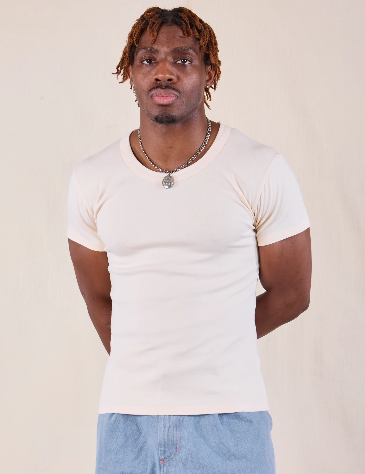 Baby Tee - Vintage Tee Off-White - Image 3