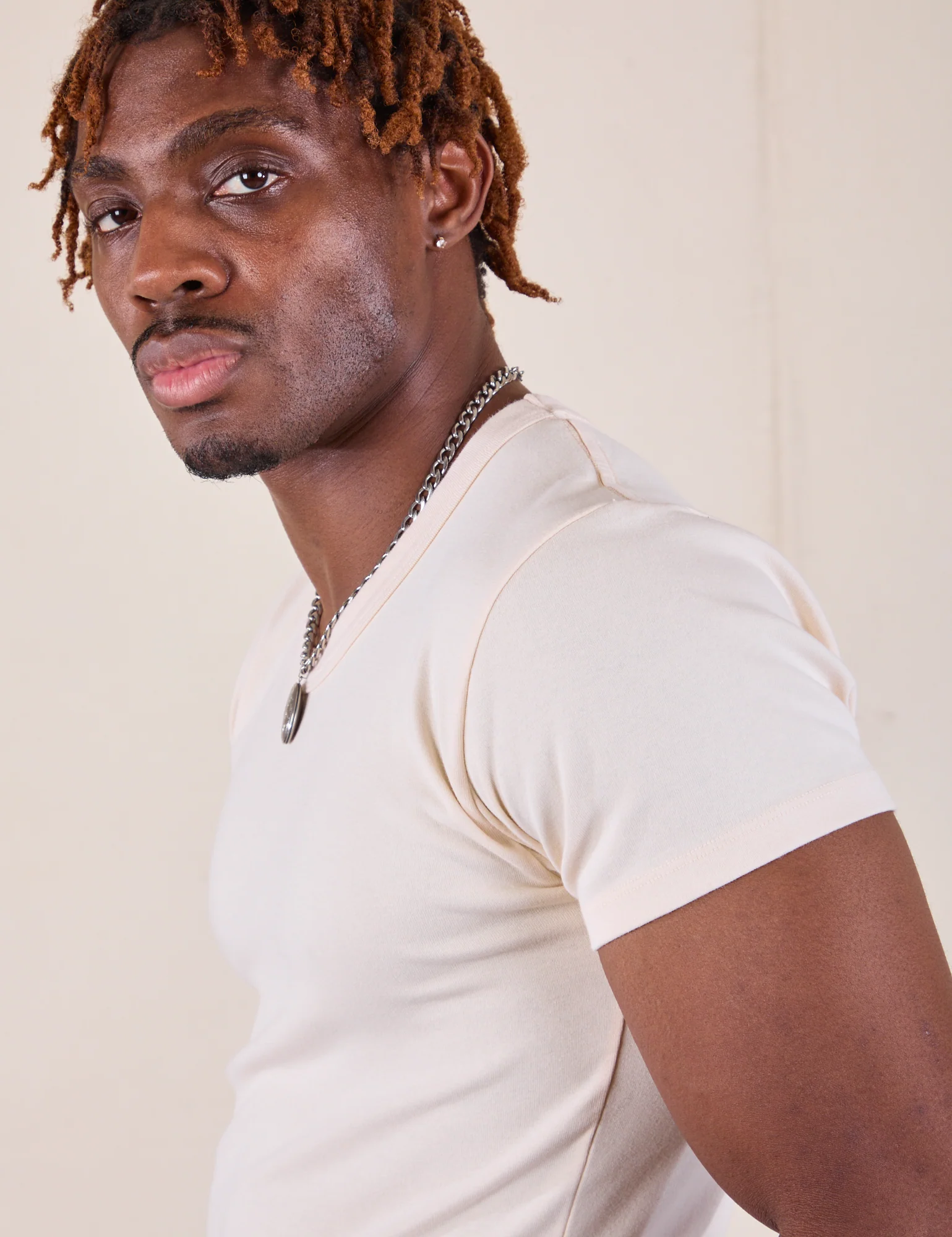 Baby Tee - Vintage Tee Off-White - Image 7