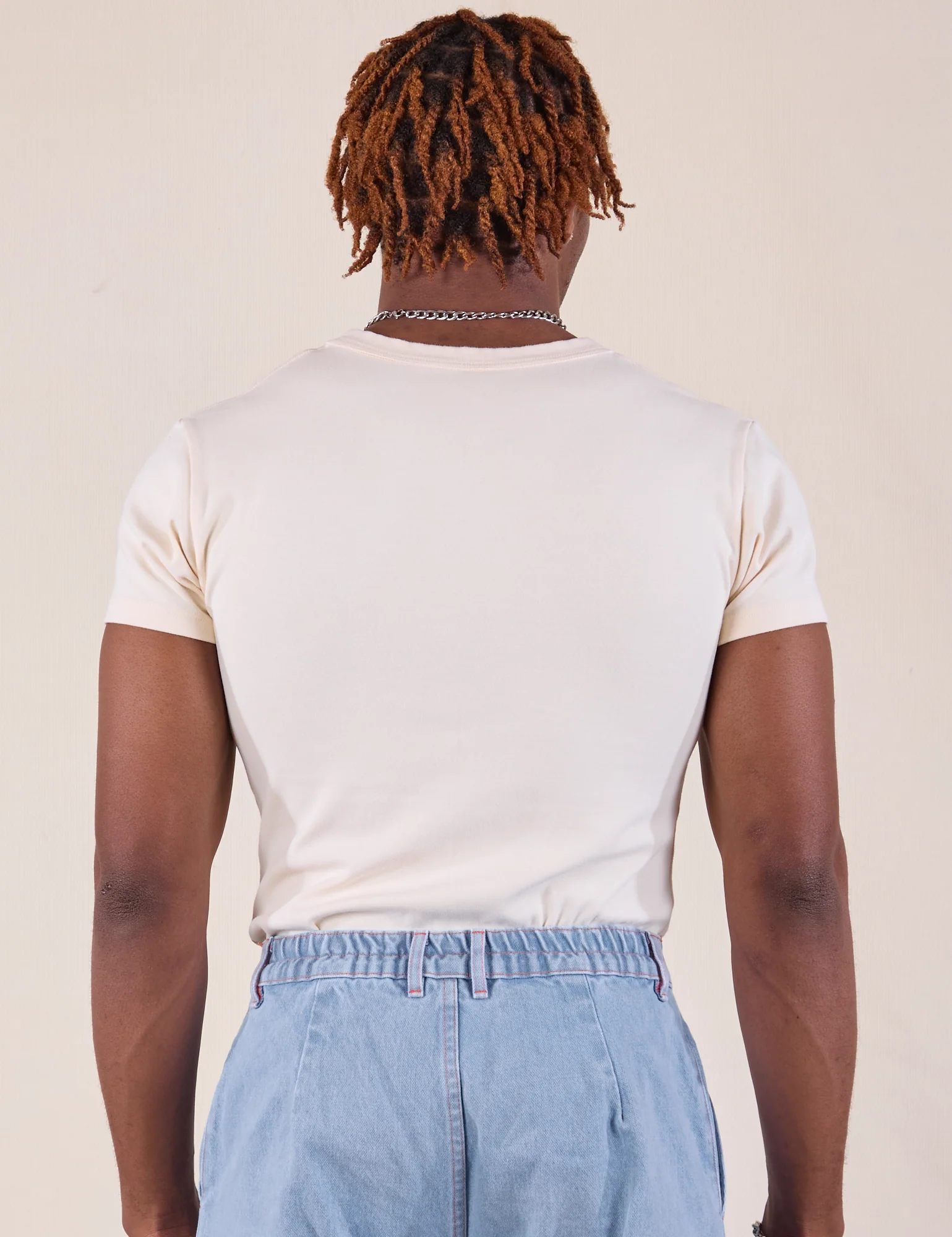Baby Tee - Vintage Tee Off-White - Image 8