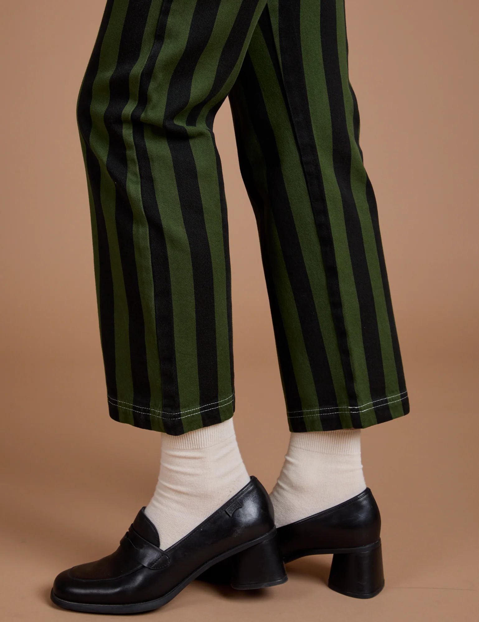 Black Stripe Work Pants - Evergreen - Image 21