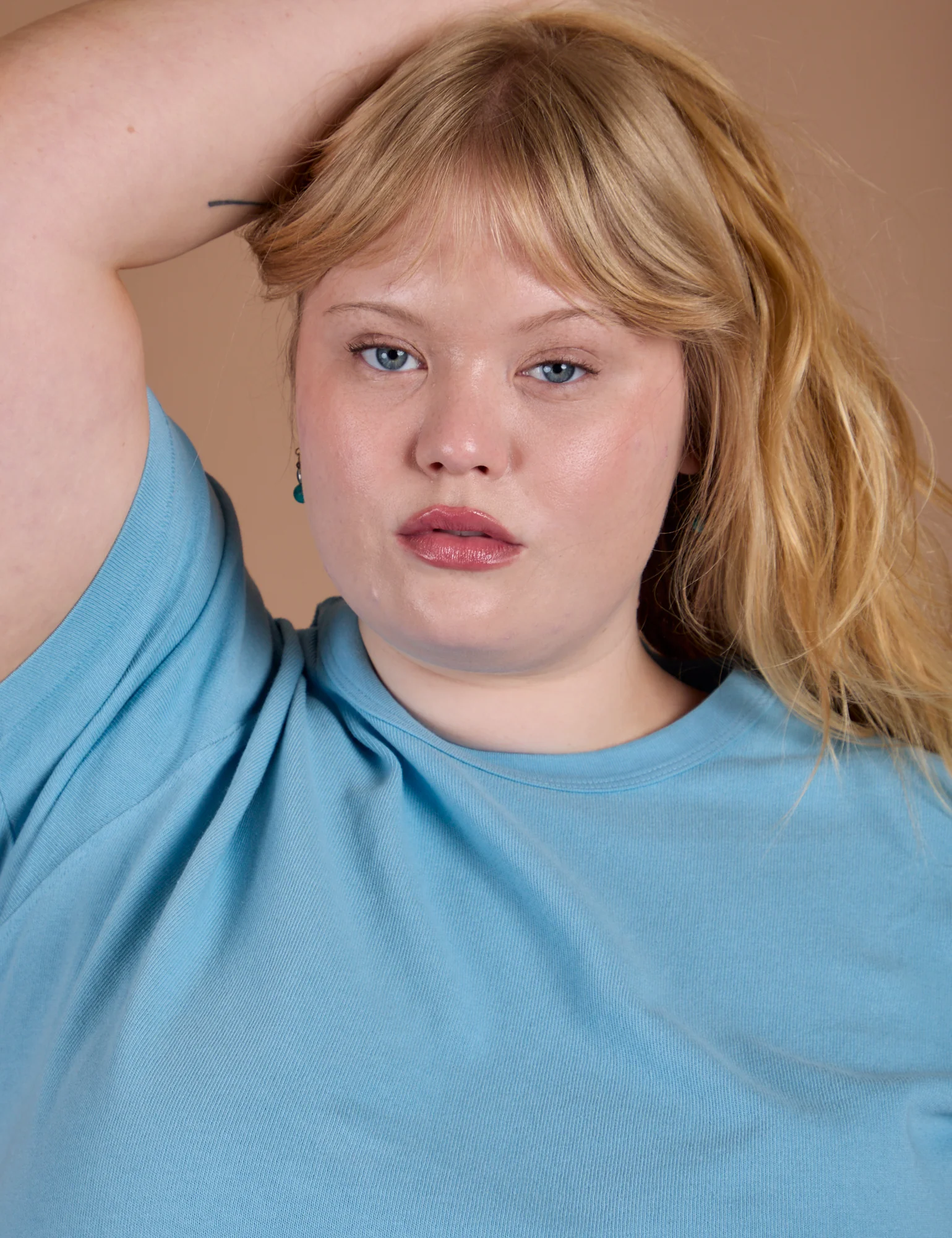 Burly Tee - Baby Blue - Image 13