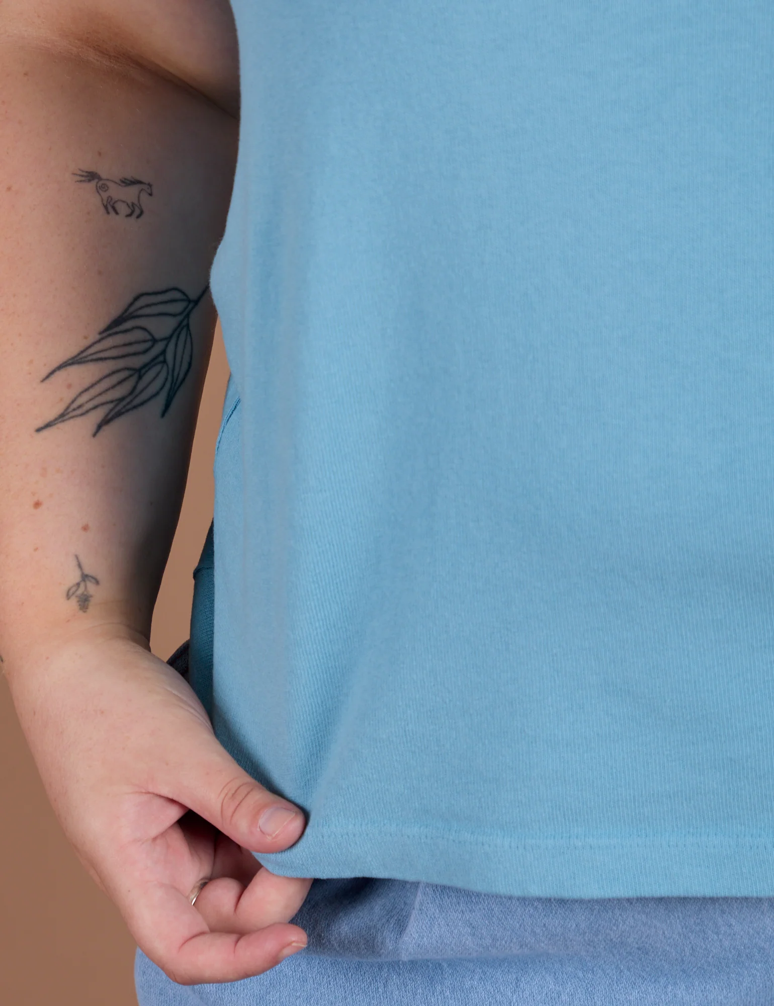 Burly Tee - Baby Blue - Image 16