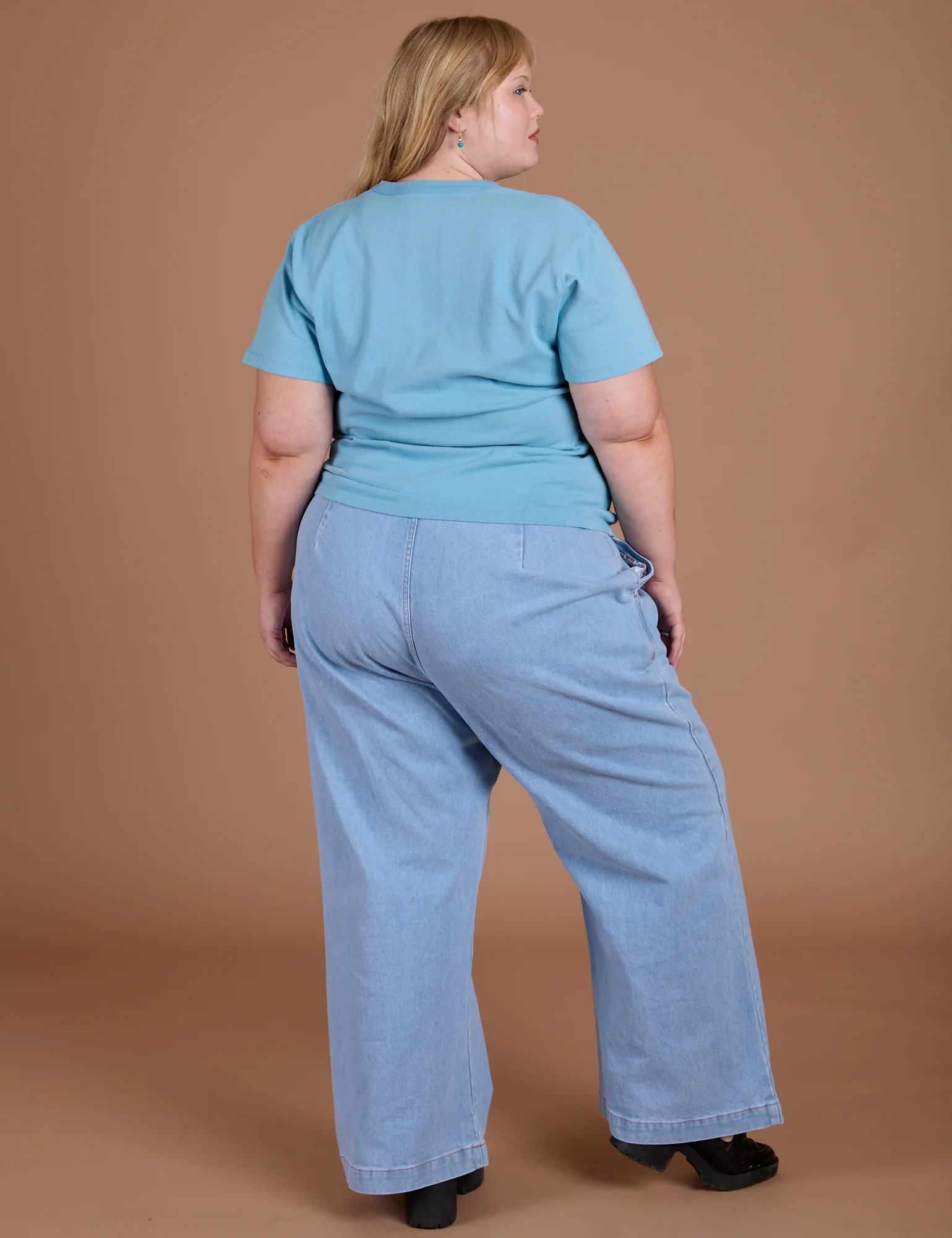 Burly Tee - Baby Blue - Image 18