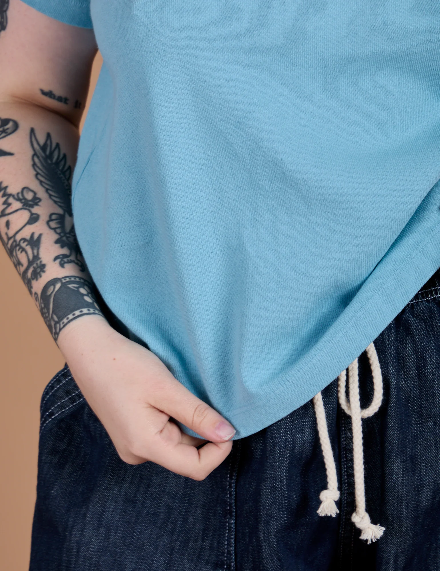 Burly Tee - Baby Blue - Image 21