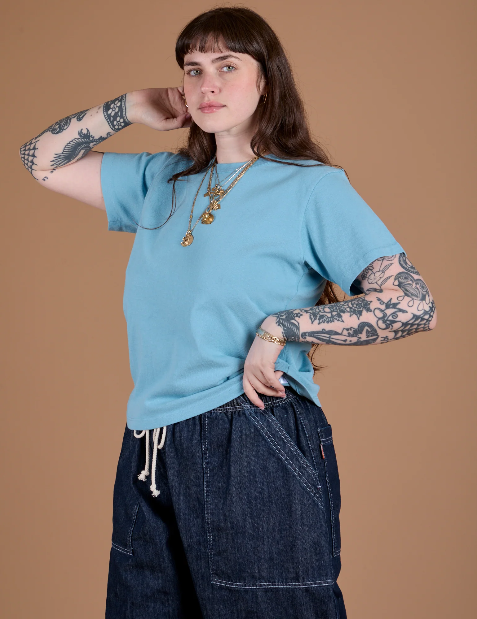 Burly Tee - Baby Blue - Image 23