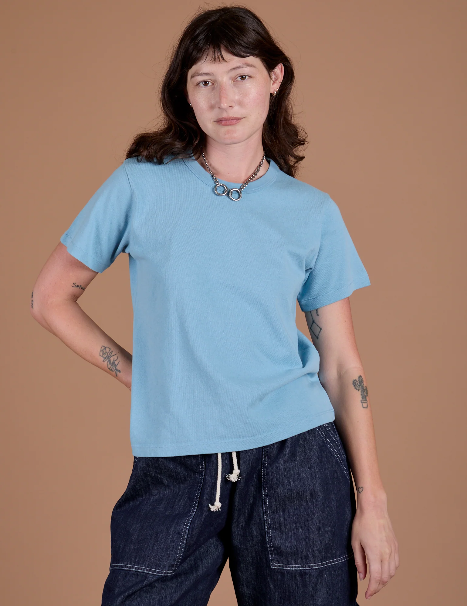Burly Tee - Baby Blue - Image 5