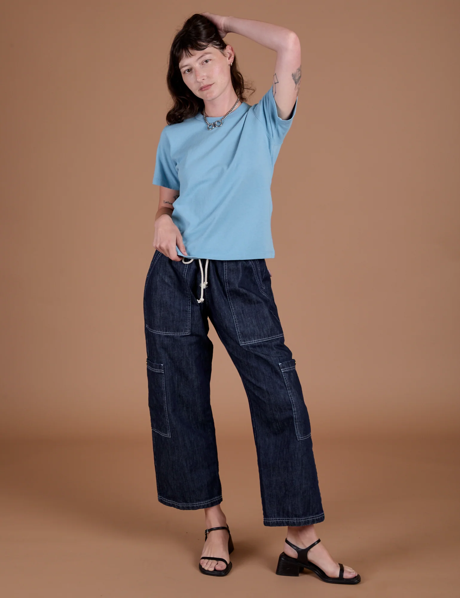 Burly Tee - Baby Blue - Image 7