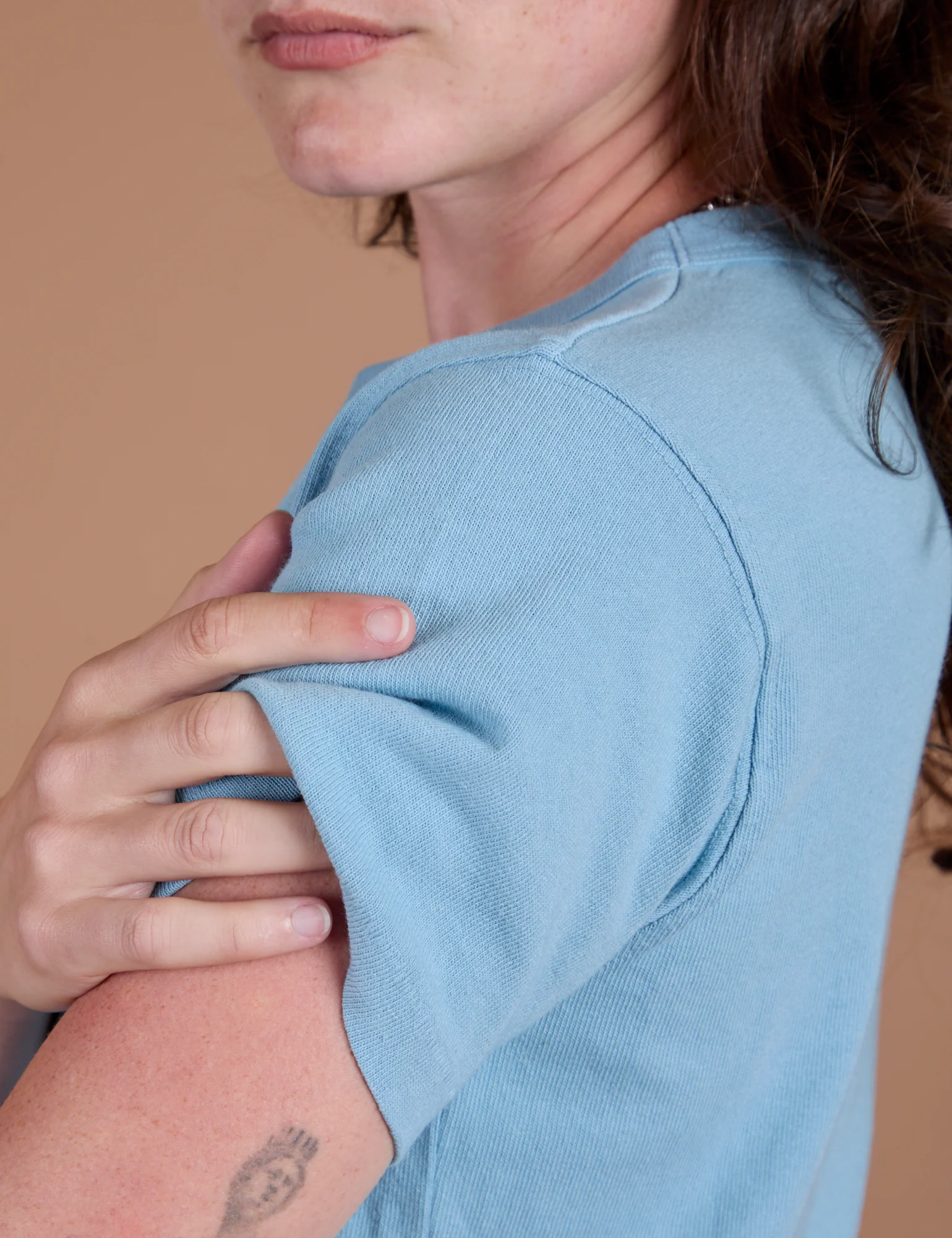 Burly Tee - Baby Blue - Image 9
