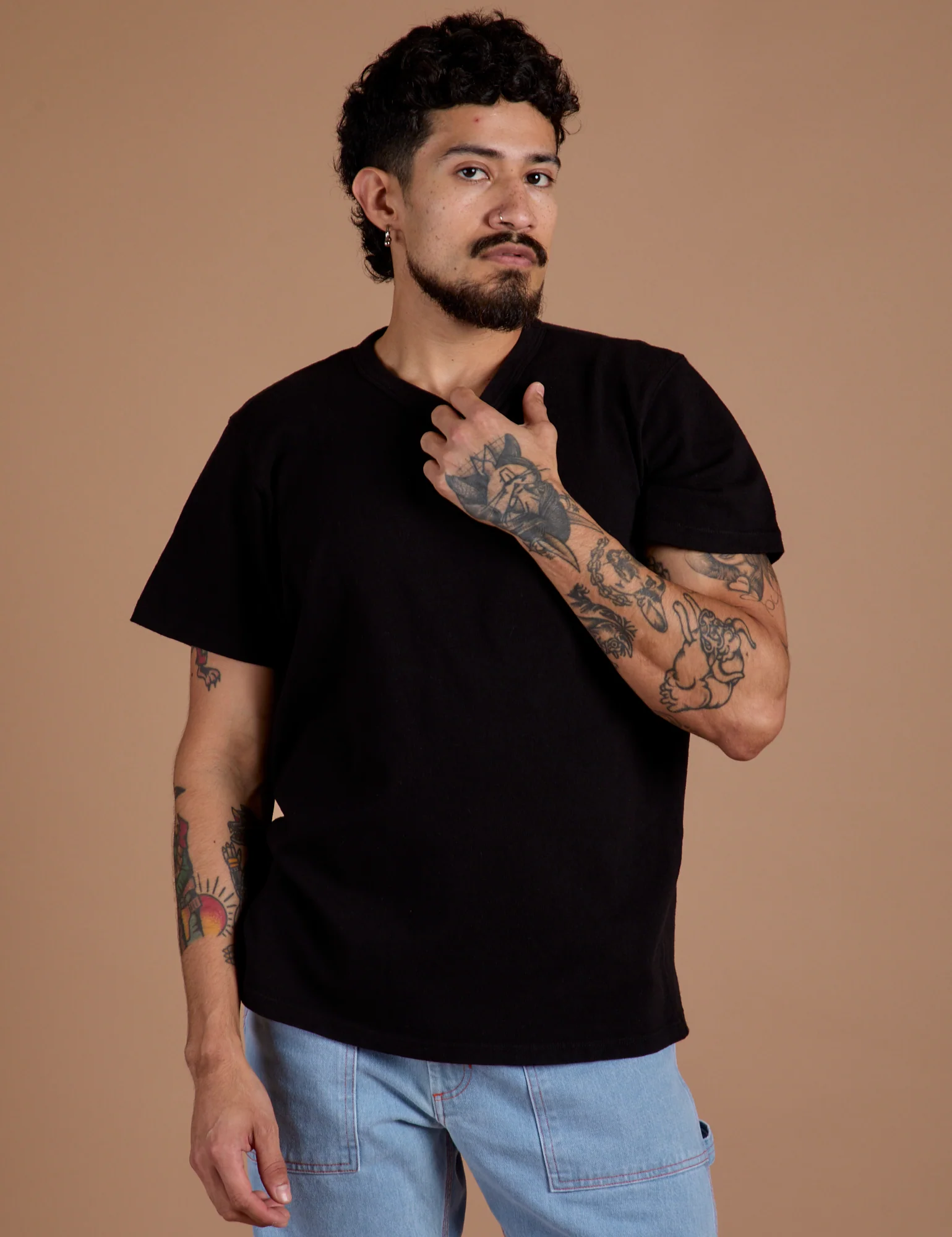 Burly Tee - Basic Black - Image 18