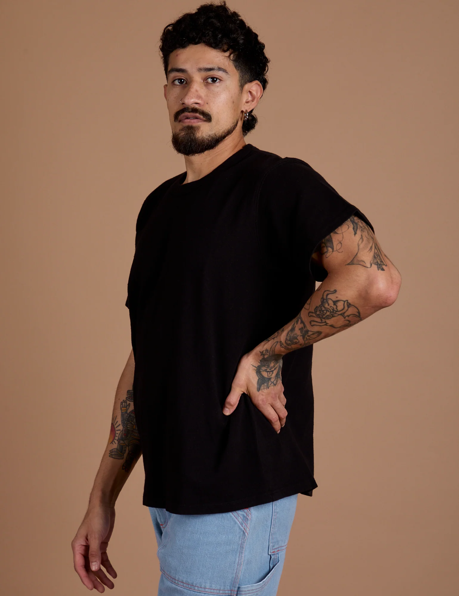 Burly Tee - Basic Black - Image 19
