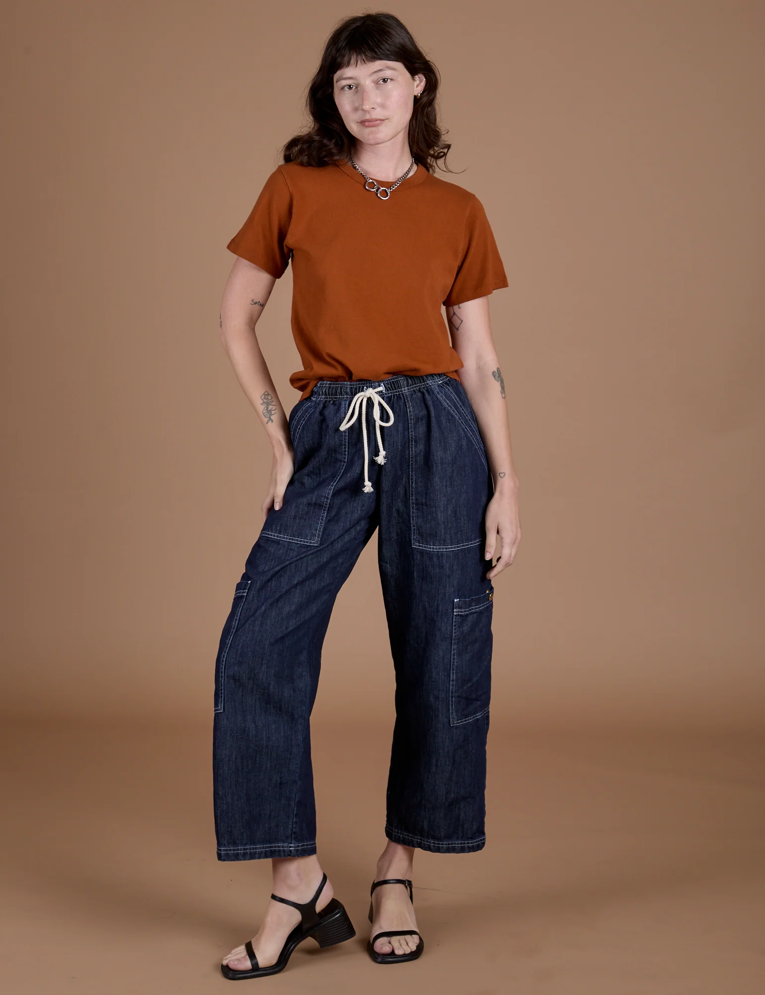 Burly Tee - Burnt Terracotta - Image 15
