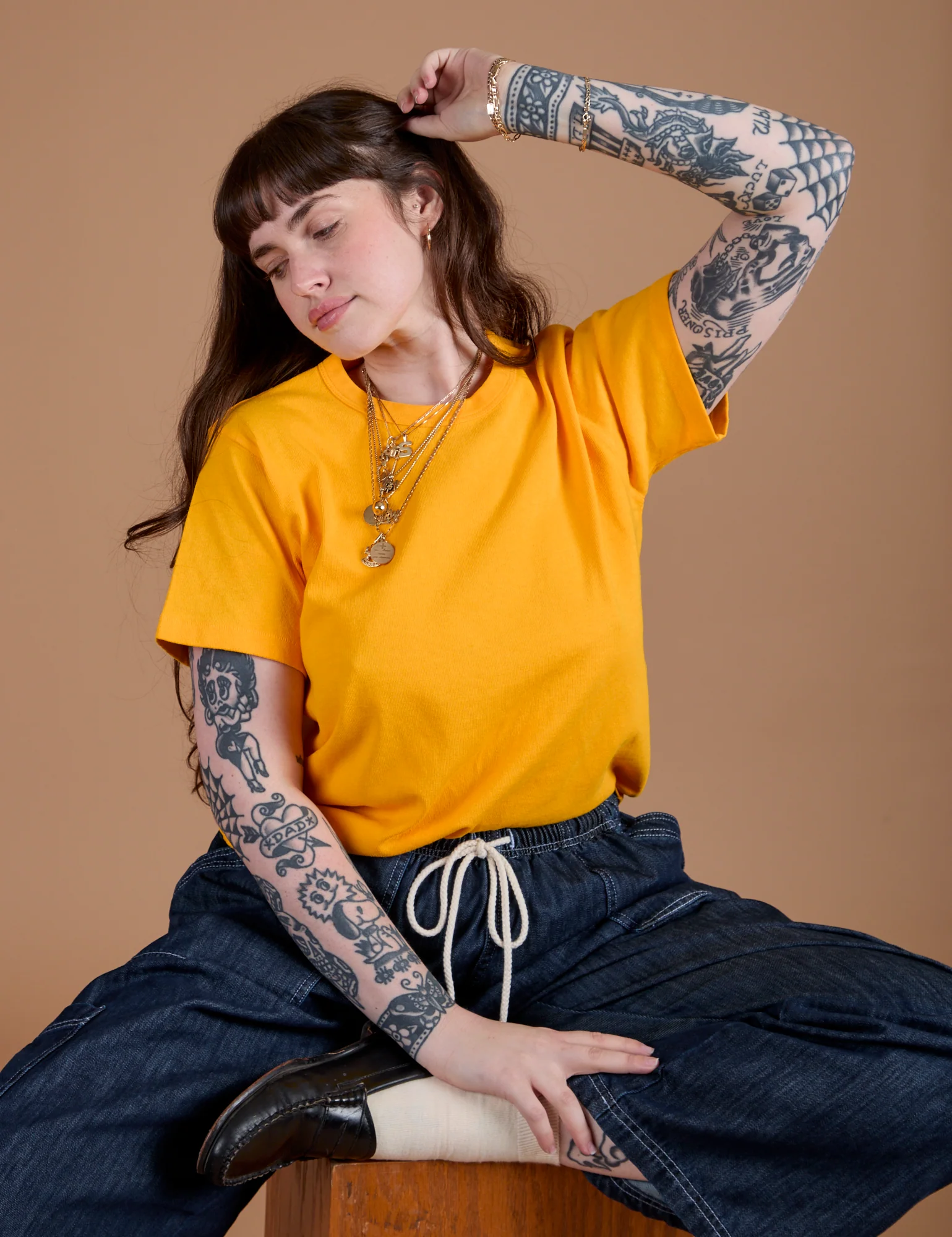 Burly Tee - Sunshine Yellow - Image 10