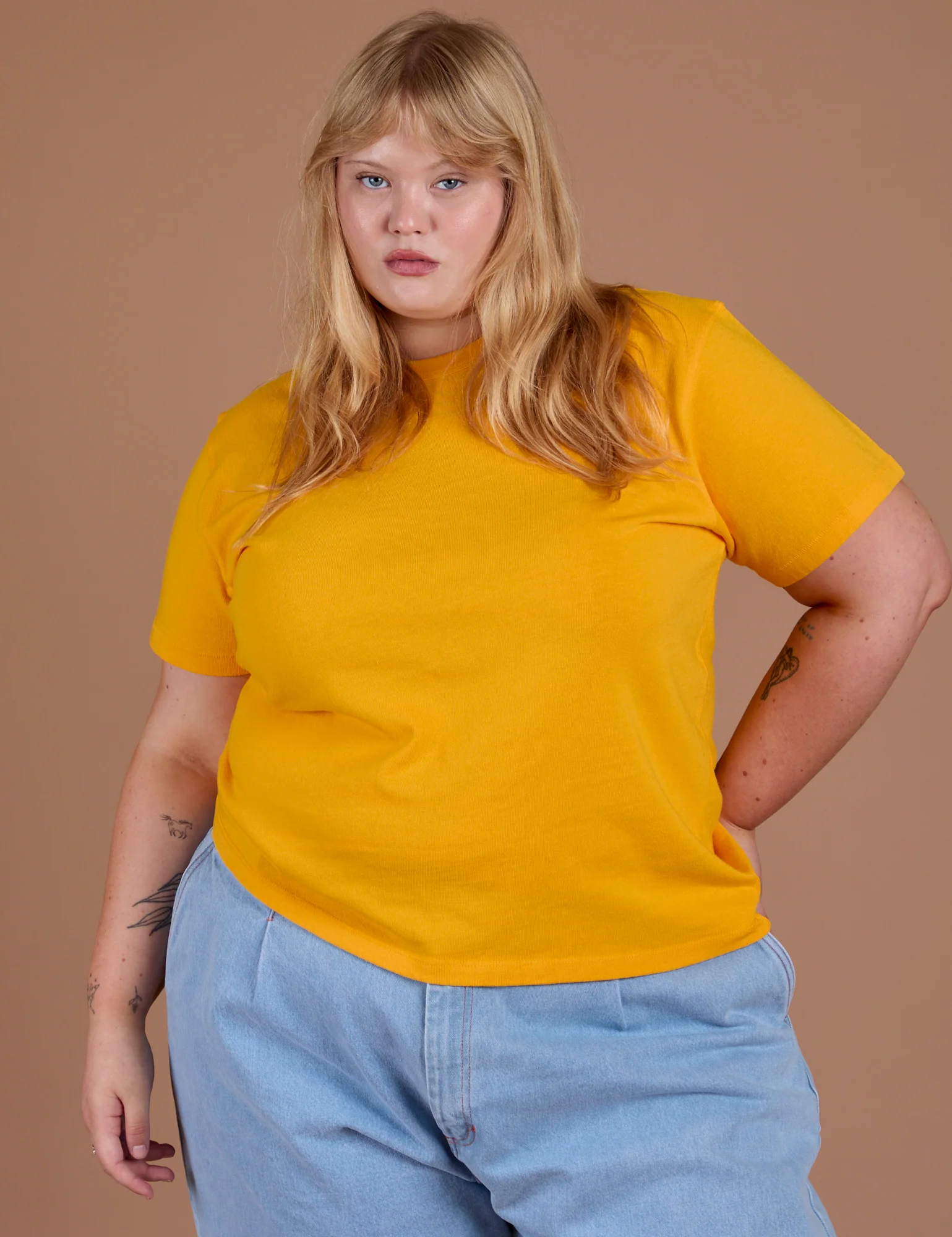 Burly Tee - Sunshine Yellow - Image 11