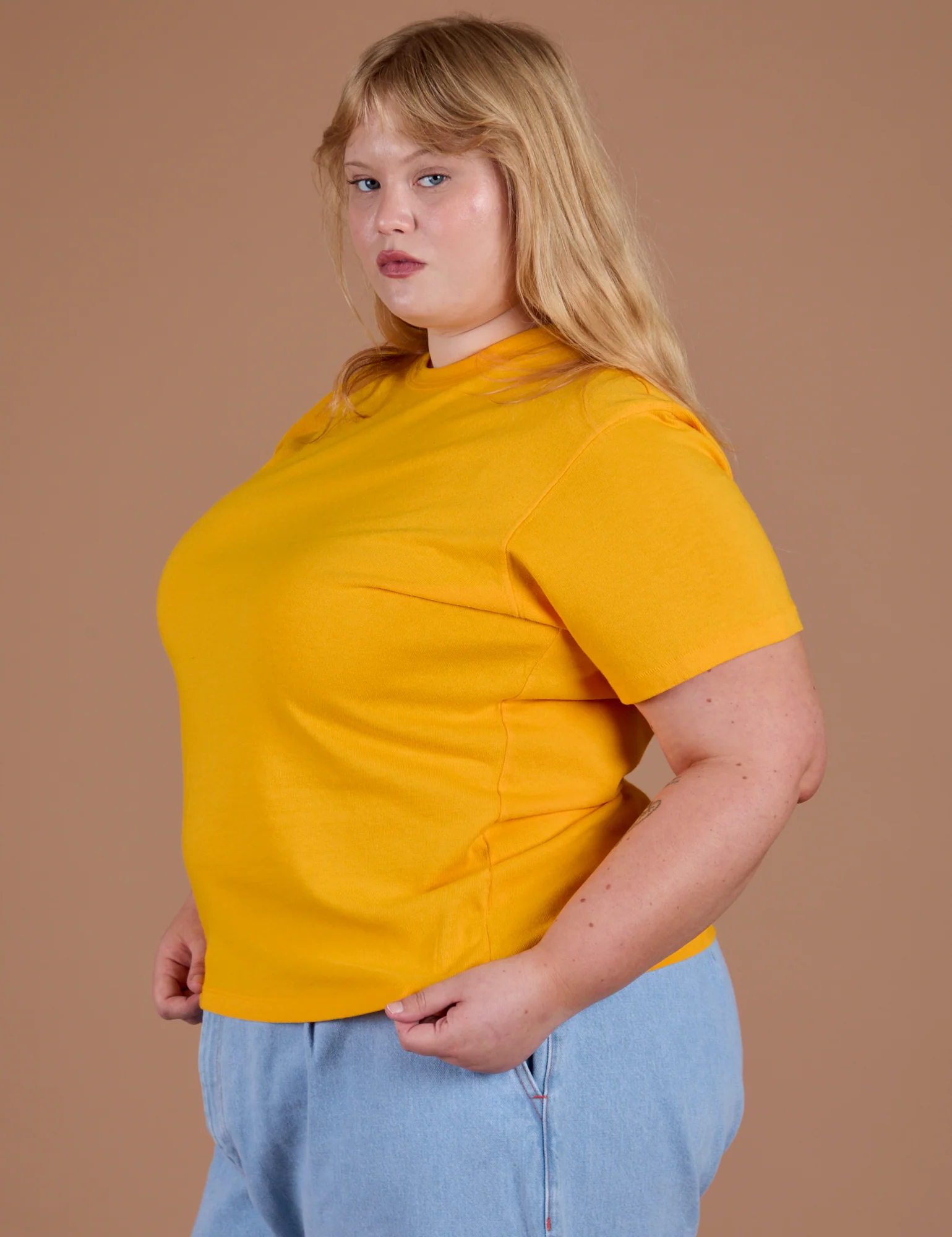 Burly Tee - Sunshine Yellow - Image 15