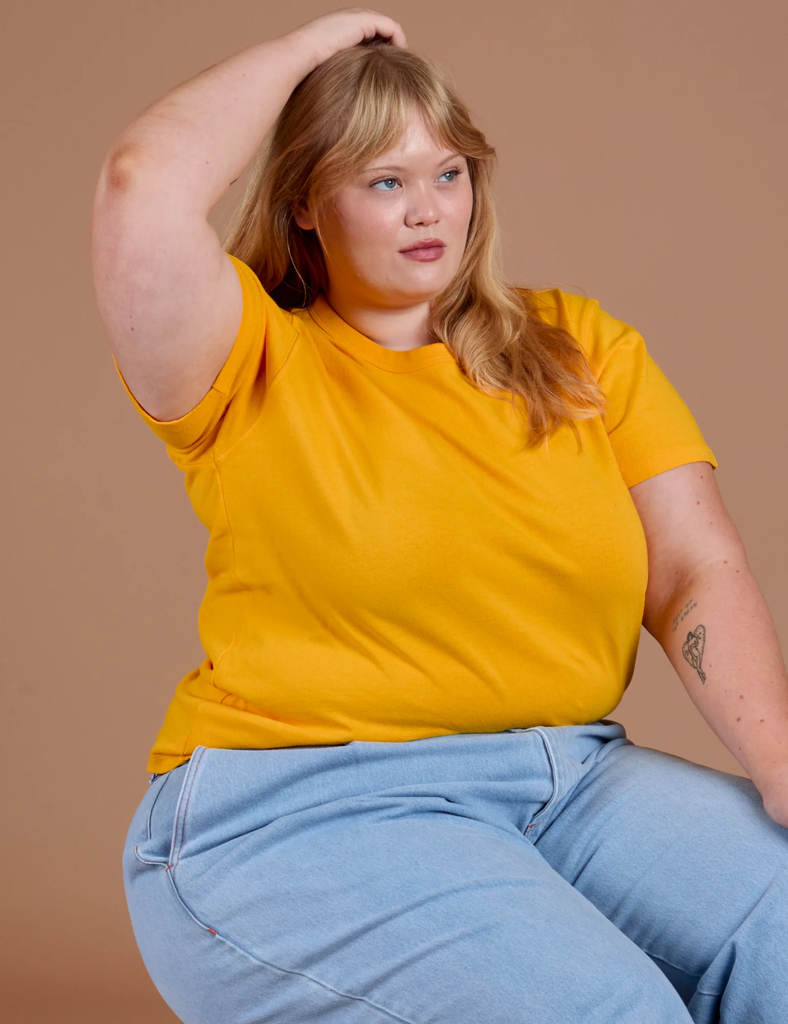 Burly Tee - Sunshine Yellow - Image 18