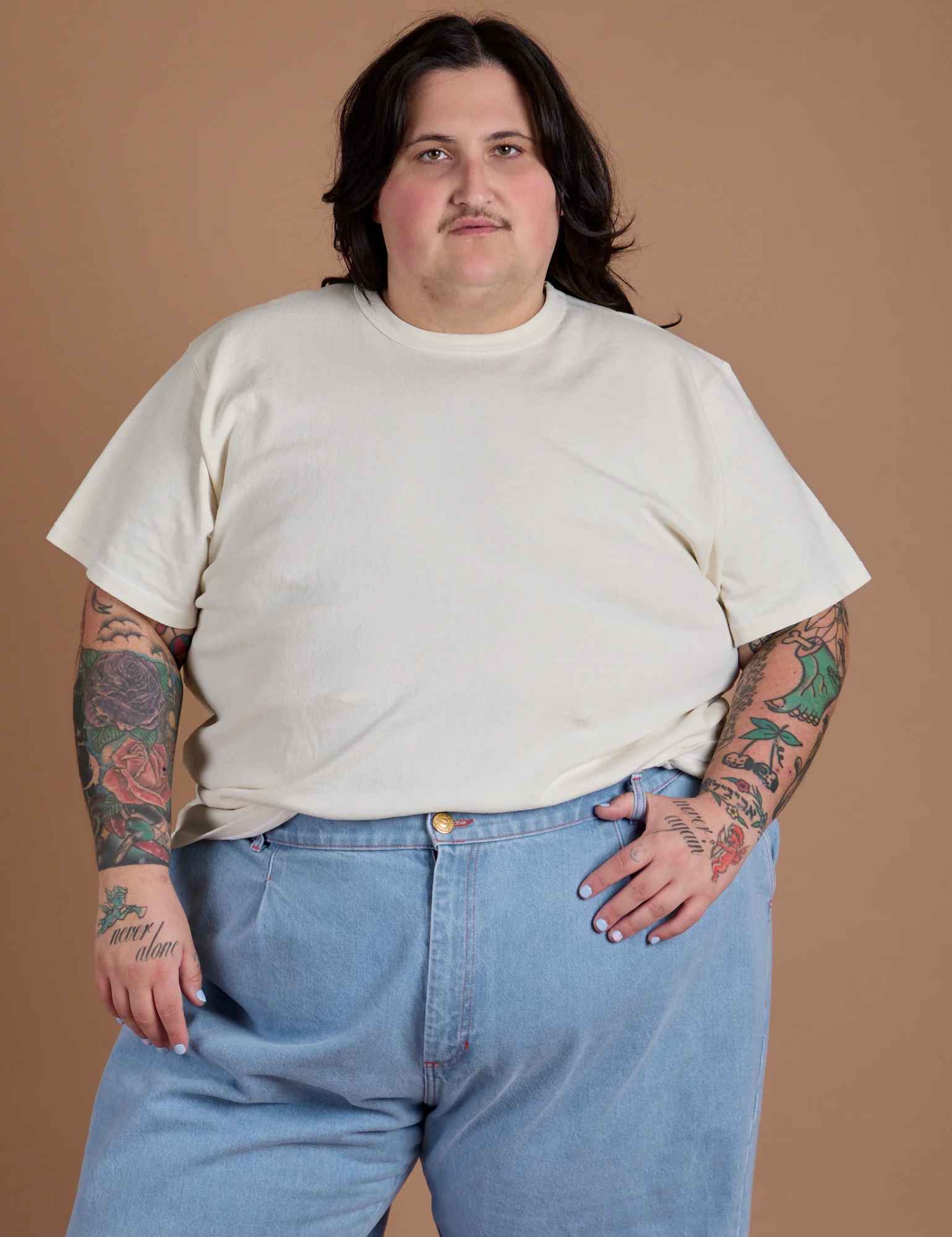 Burly Tee - Vintage Tee White - Image 11