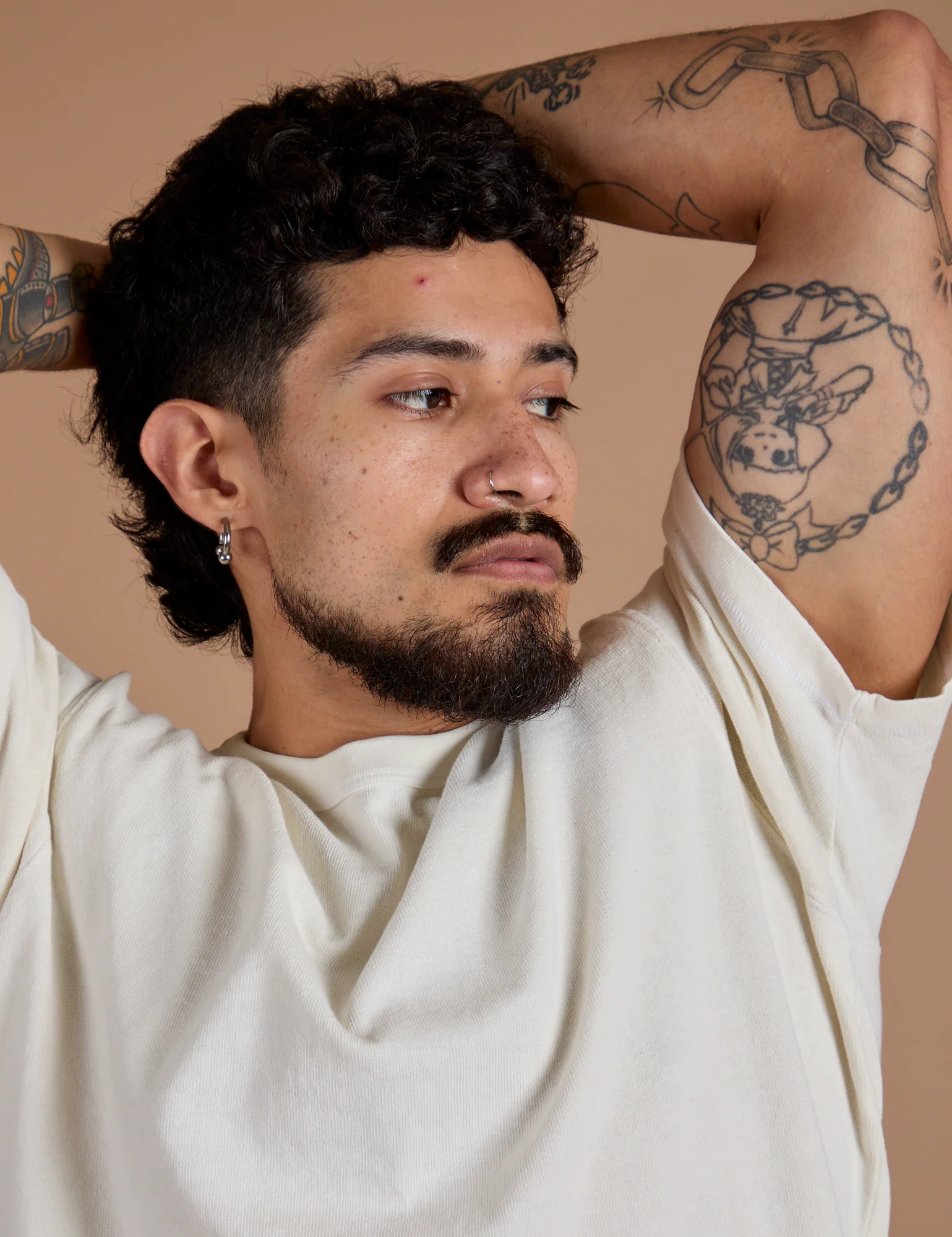 Burly Tee - Vintage Tee White - Image 16