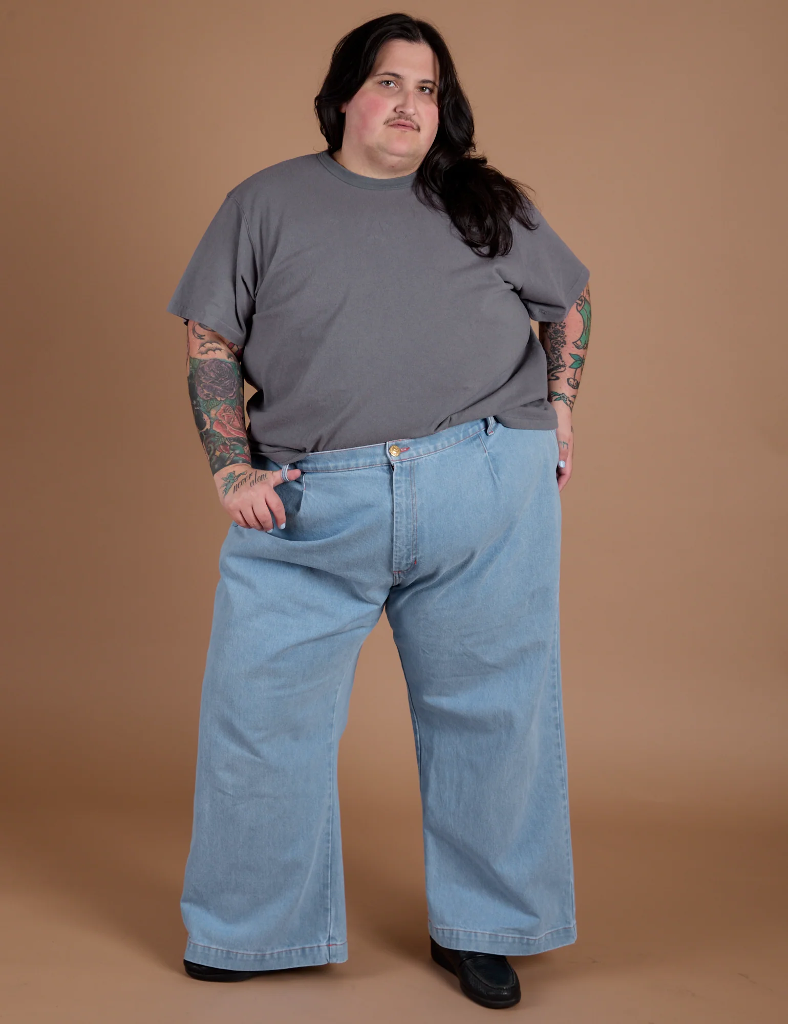 Burly Tee - Washed Grey - Image 22