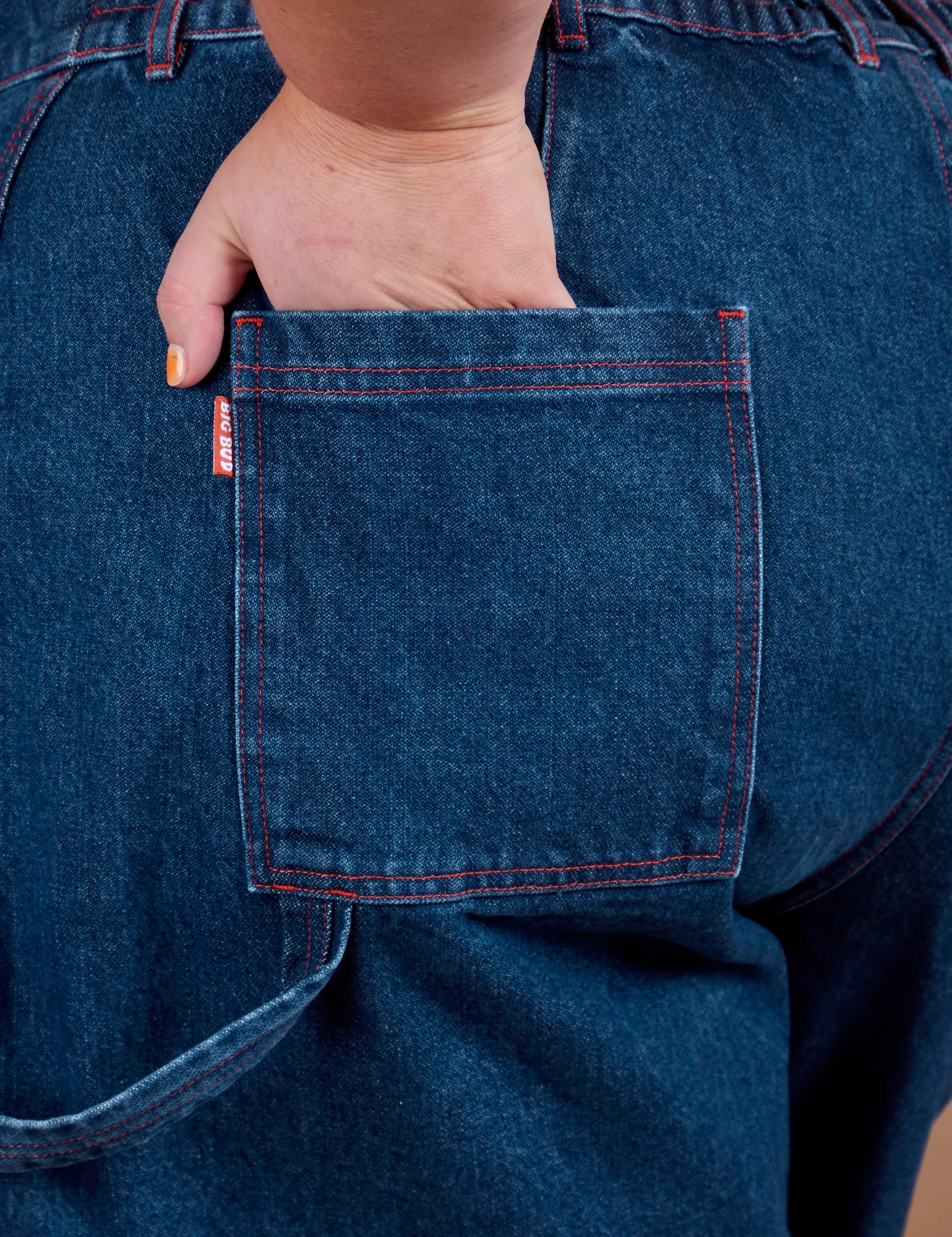 Carpenter Shorts - Dark Wash - Image 16