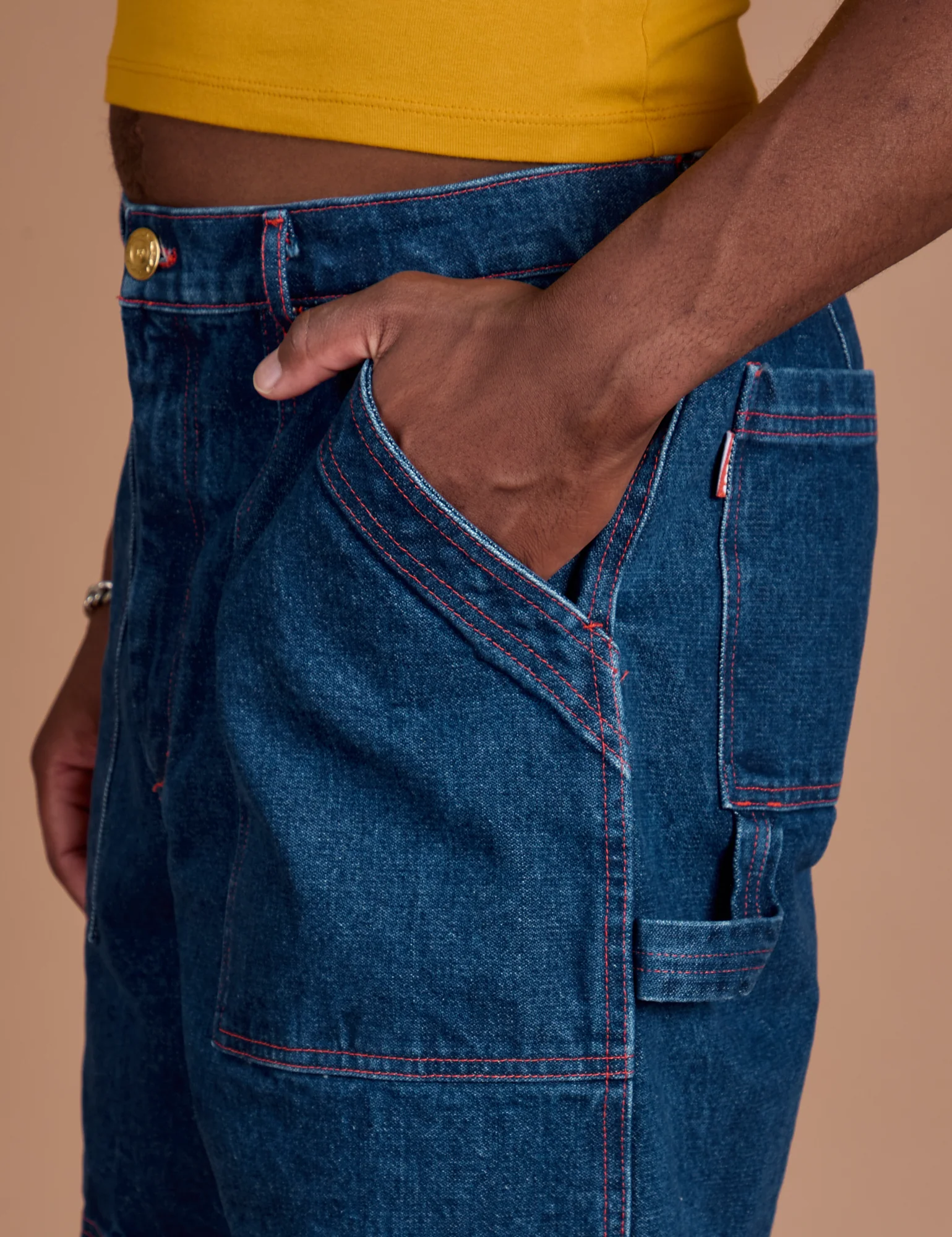 Carpenter Shorts - Dark Wash - Image 21