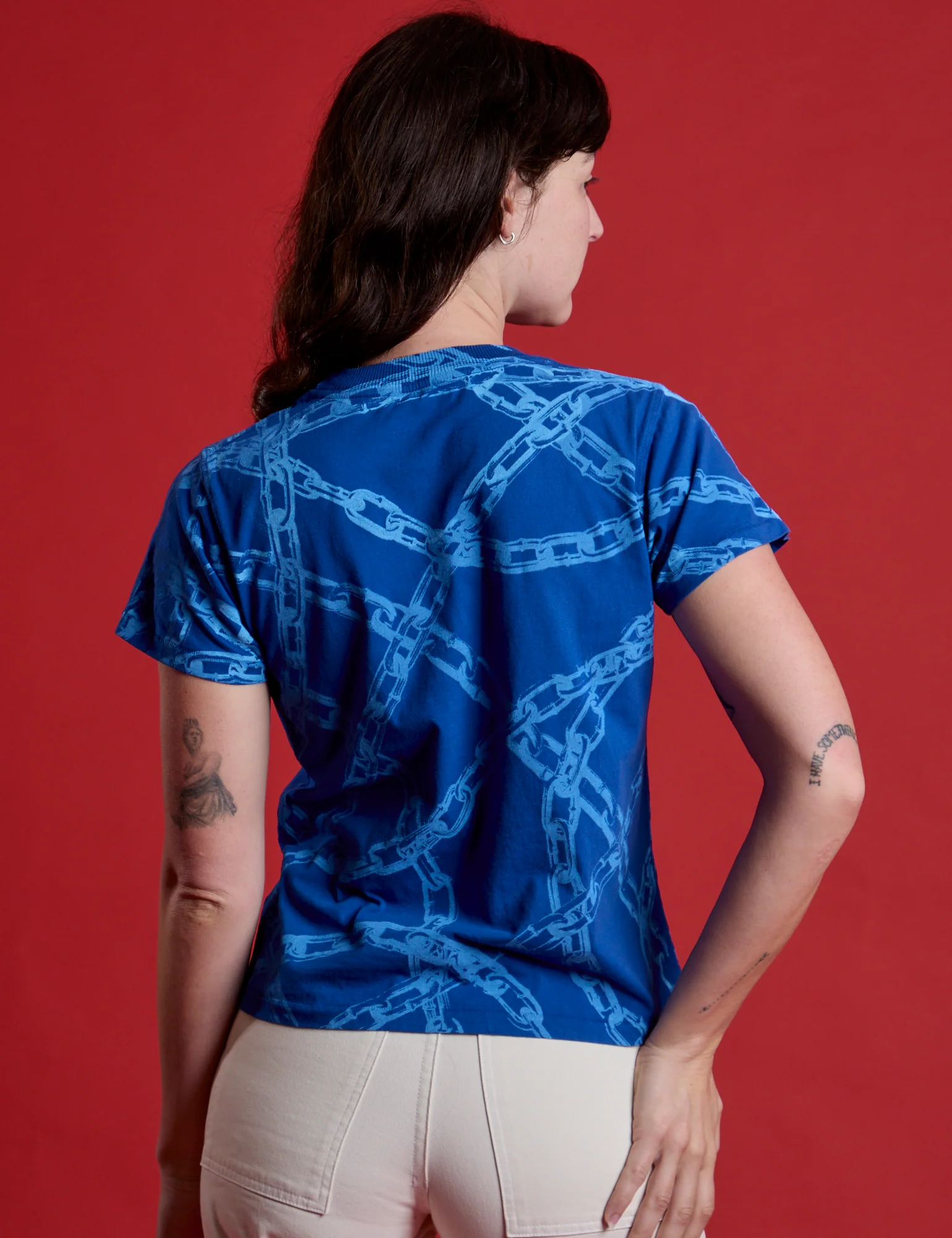 Chain Link Vintage Tee - Royal Blue *FINAL SALE* - Image 13