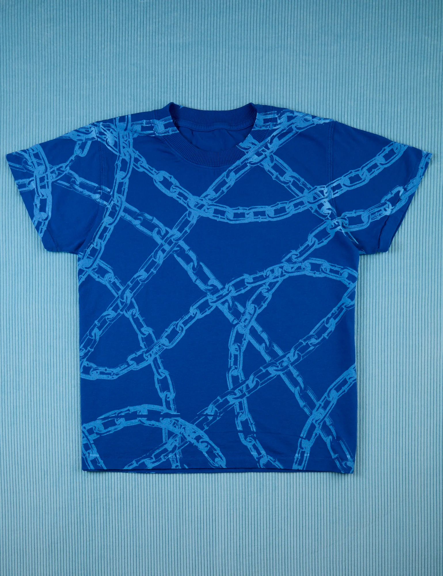 Chain Link Vintage Tee - Royal Blue *FINAL SALE* - Image 3
