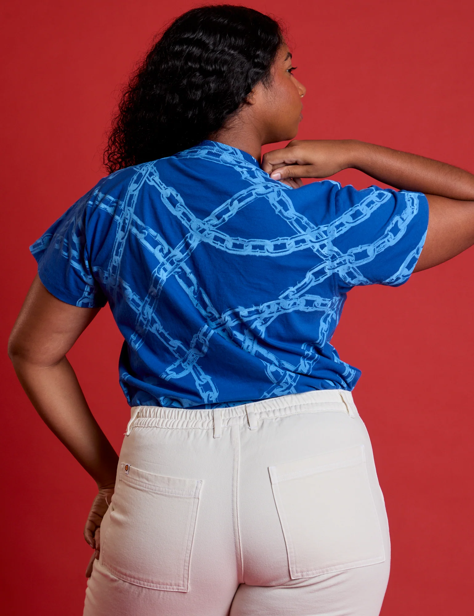 Chain Link Vintage Tee - Royal Blue *FINAL SALE* - Image 9