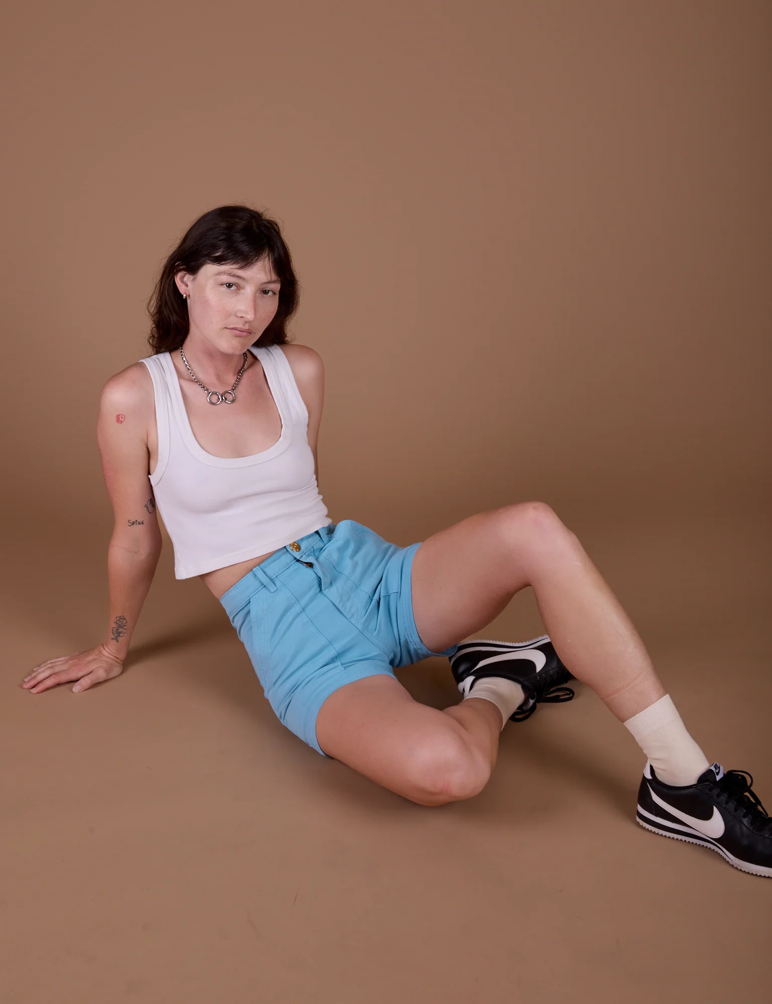 Classic Work Shorts - Baby Blue - Image 13