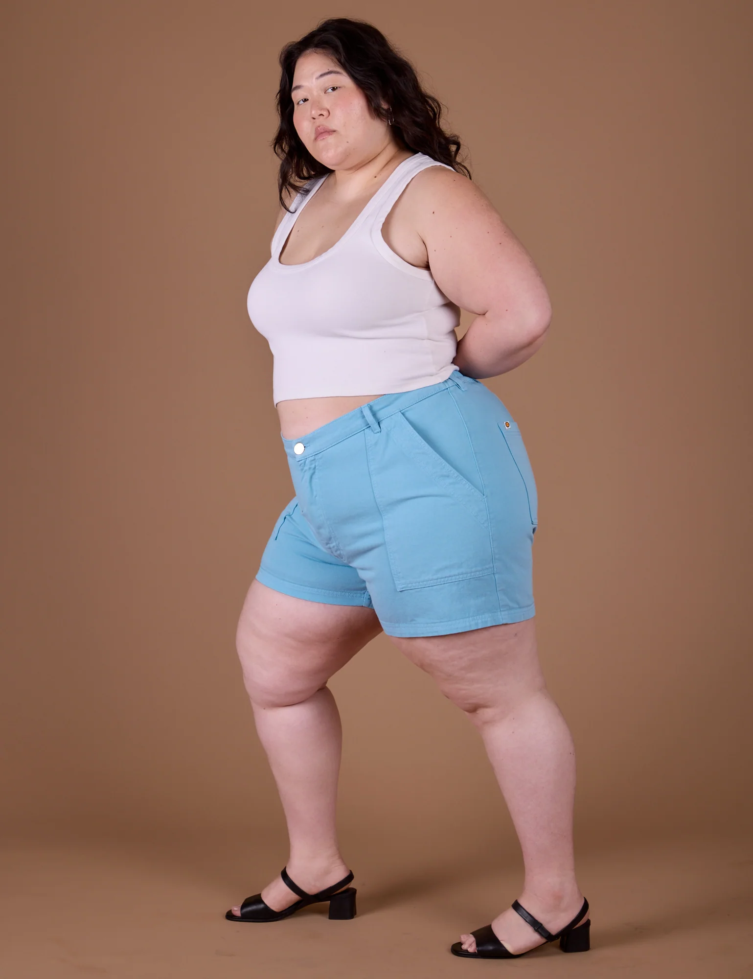 Classic Work Shorts - Baby Blue - Image 16