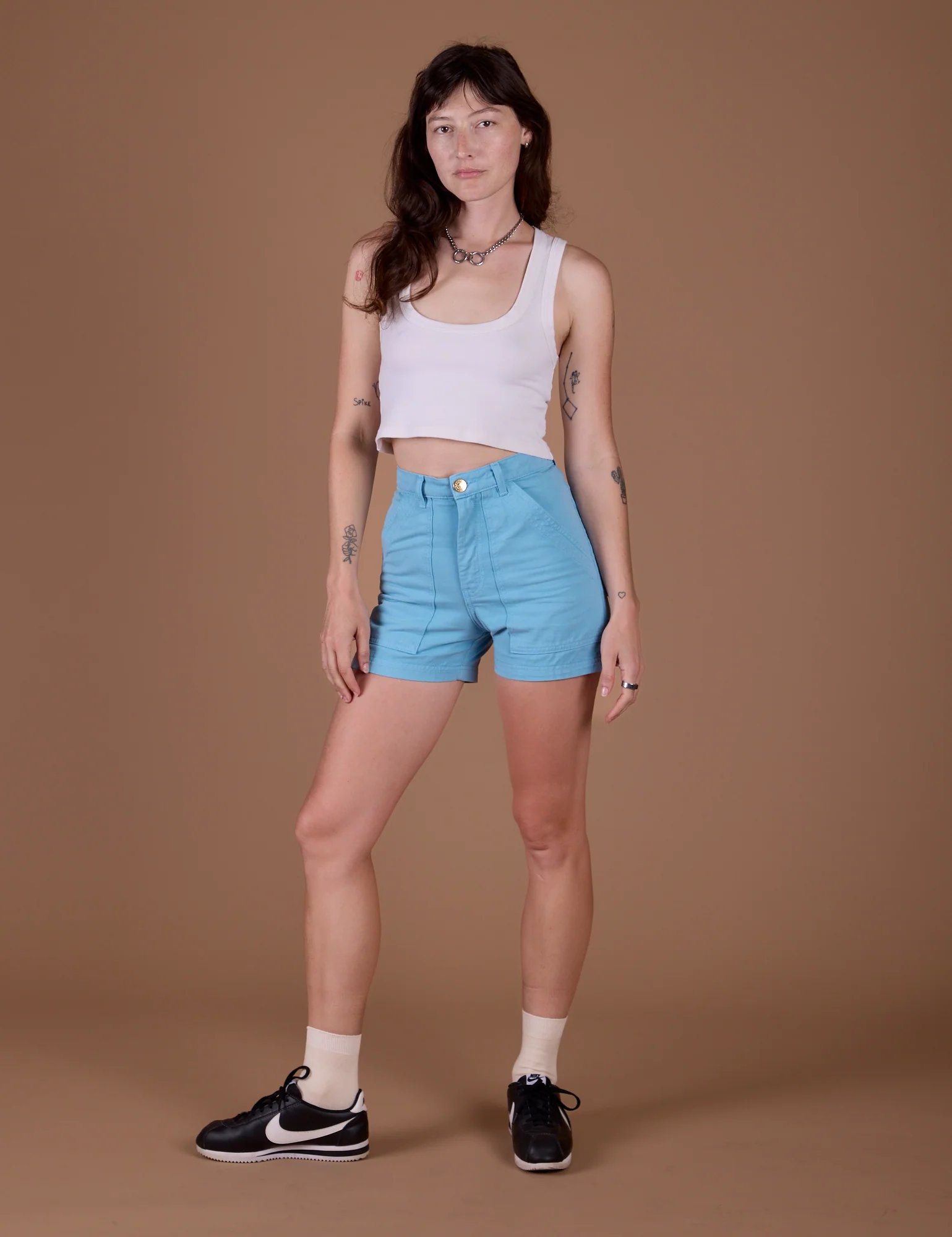 Classic Work Shorts - Baby Blue - Image 7