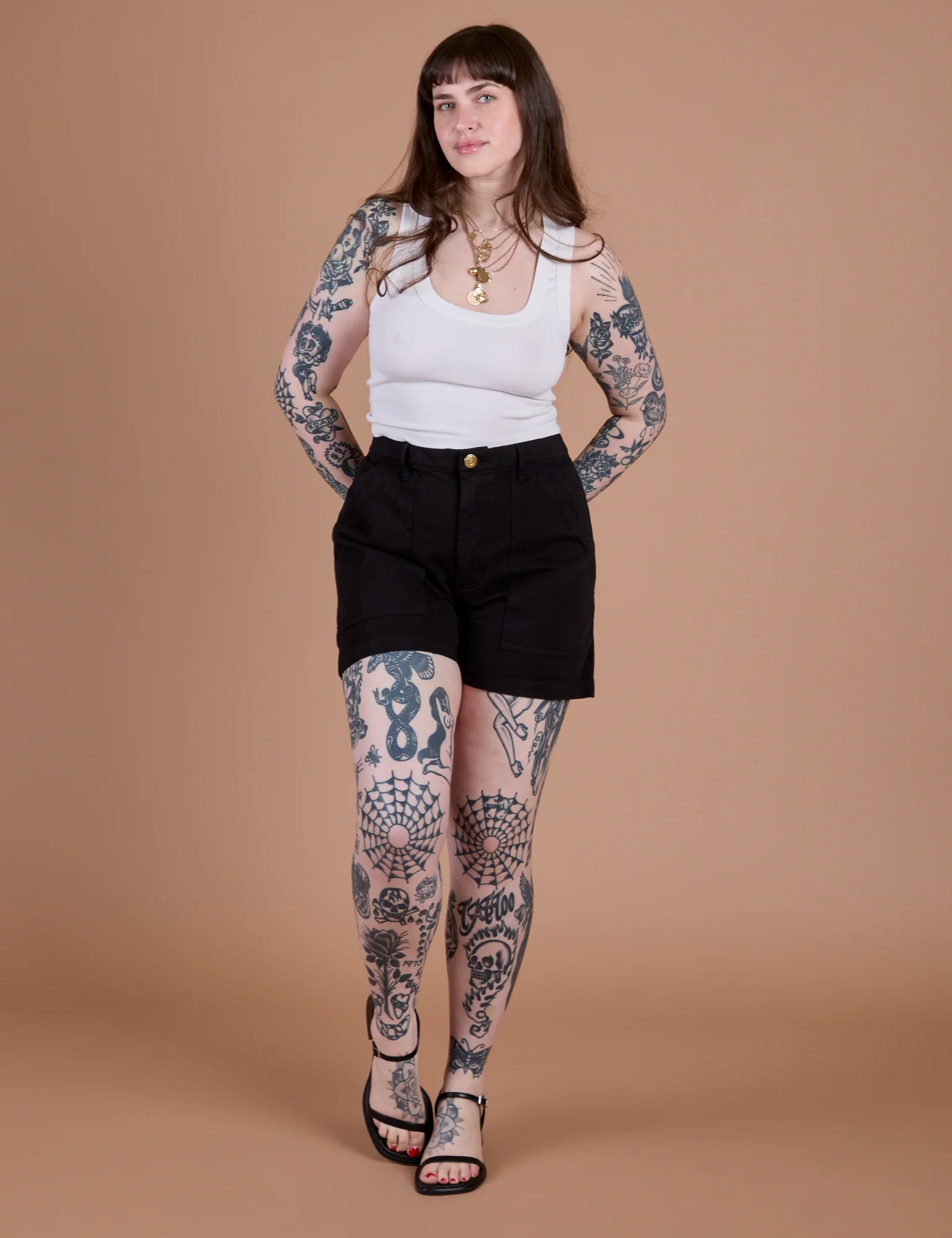 Classic Work Shorts - Basic Black - Image 24