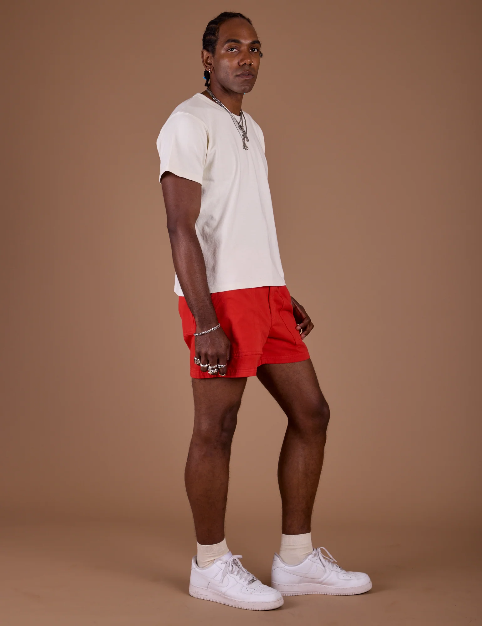 Classic Work Shorts - Mustang Red - Image 10