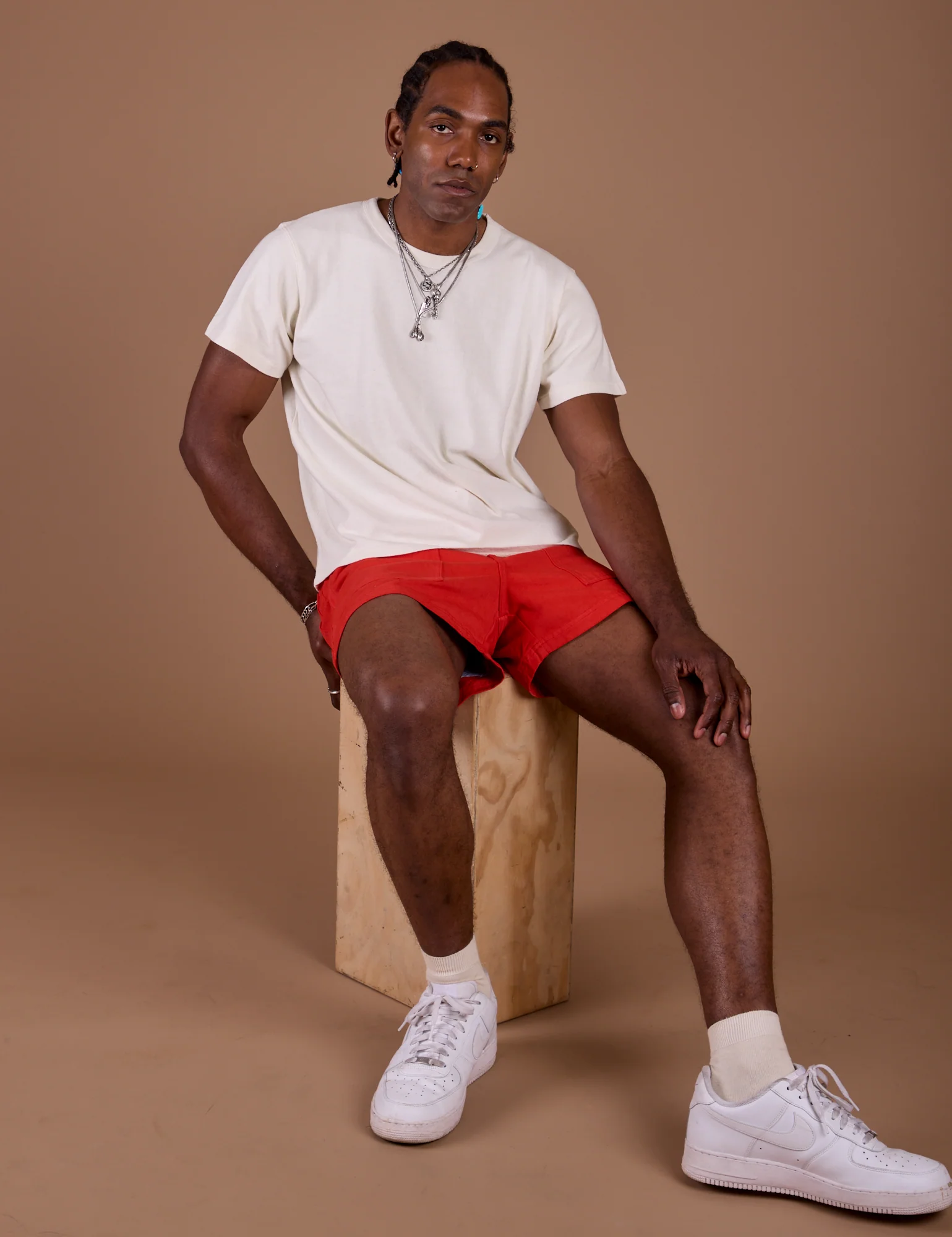 Classic Work Shorts - Mustang Red - Image 12