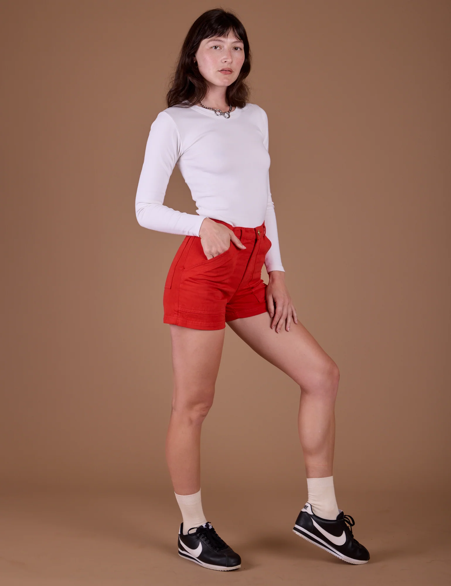 Classic Work Shorts - Mustang Red - Image 14