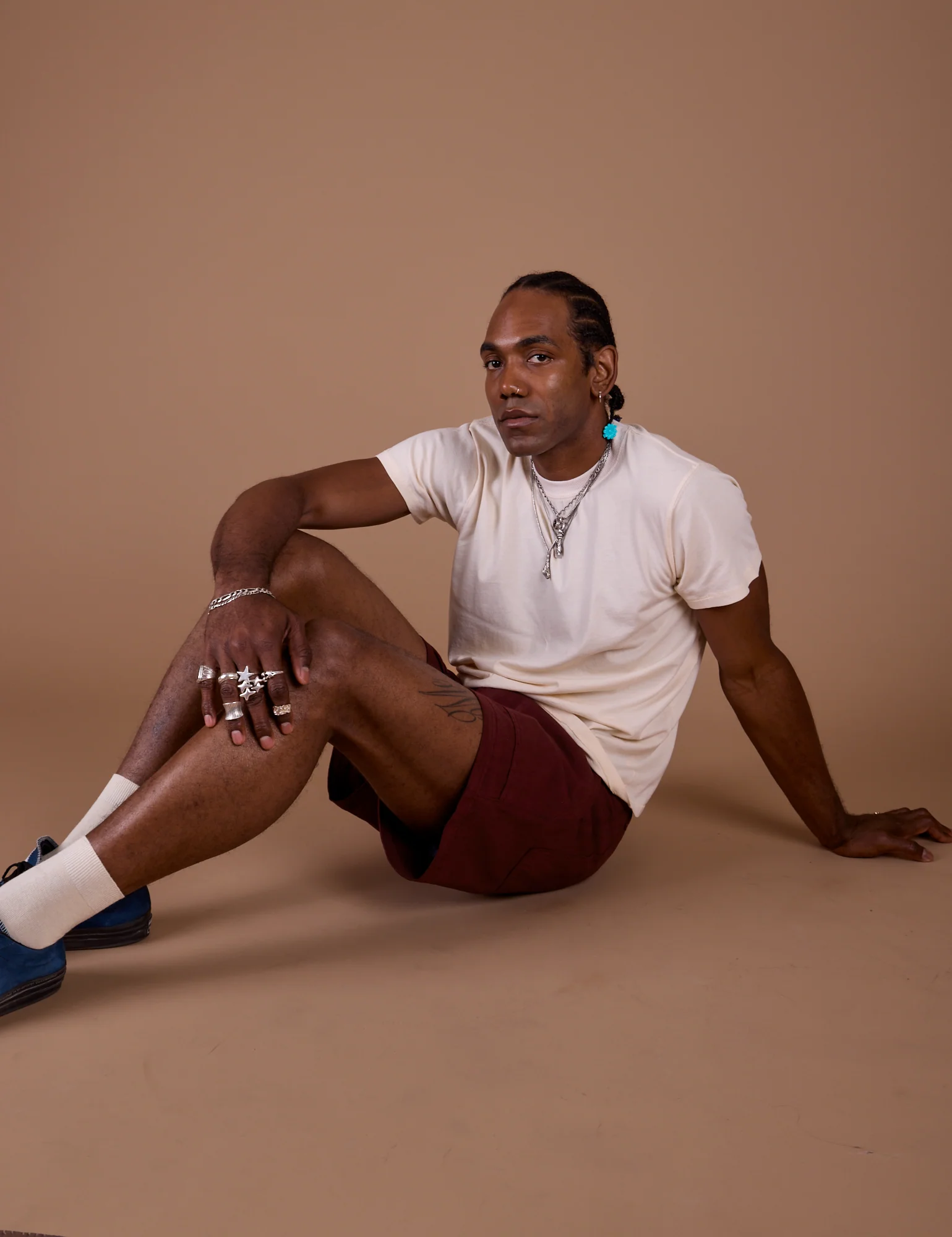 Classic Work Shorts - Red Wine - Image 19
