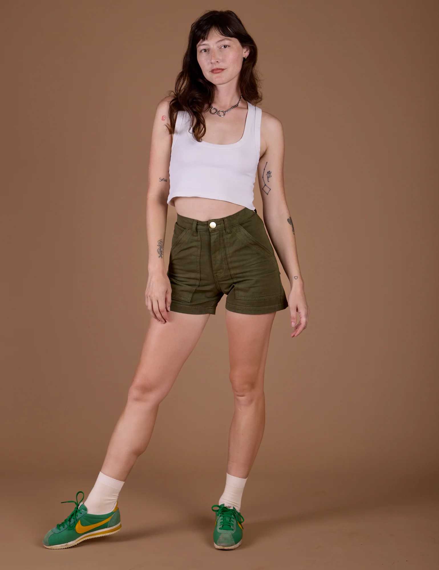 Classic Work Shorts - Surplus Green