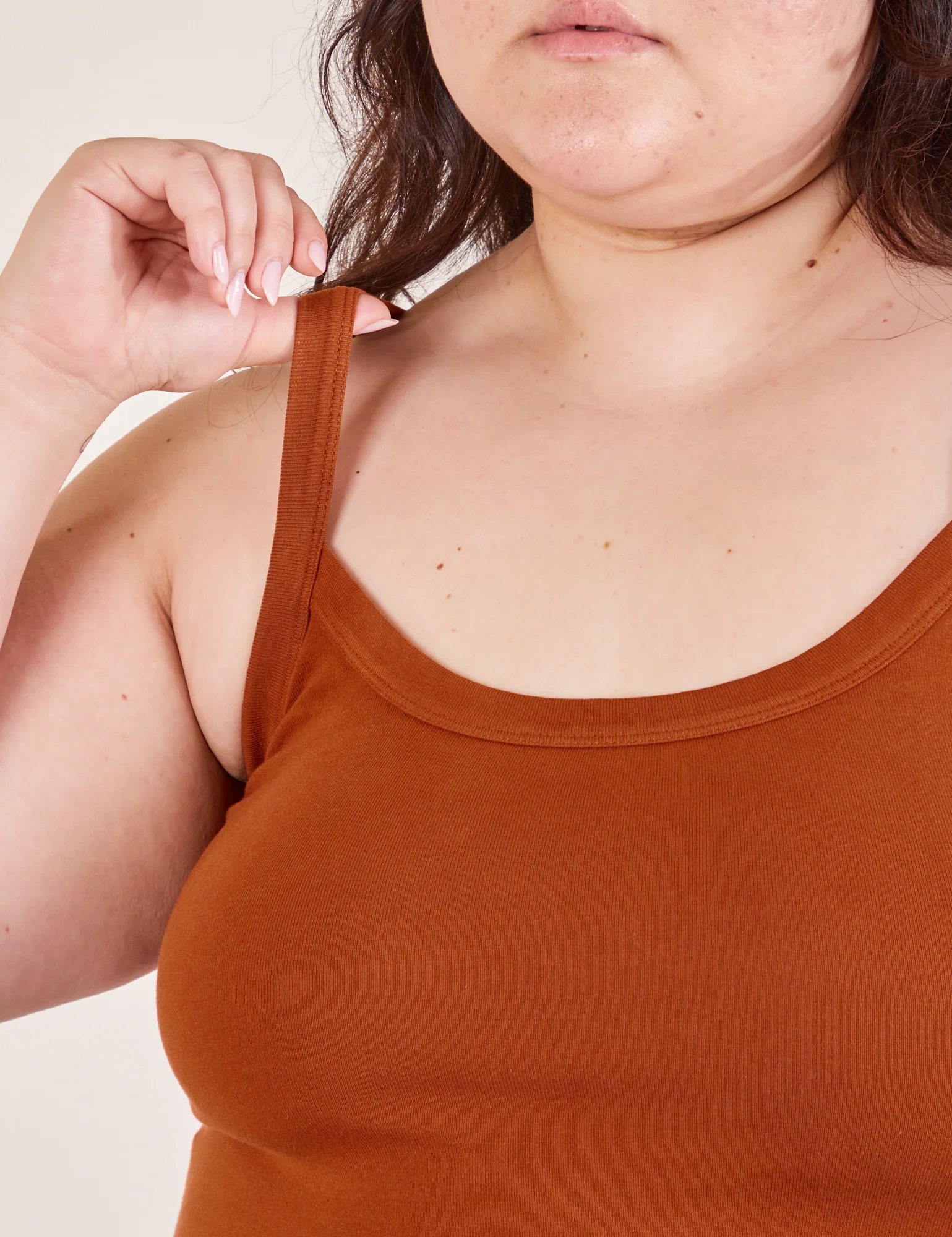 Cropped Cami - Burnt Terracotta *FINAL SALE* - Image 12
