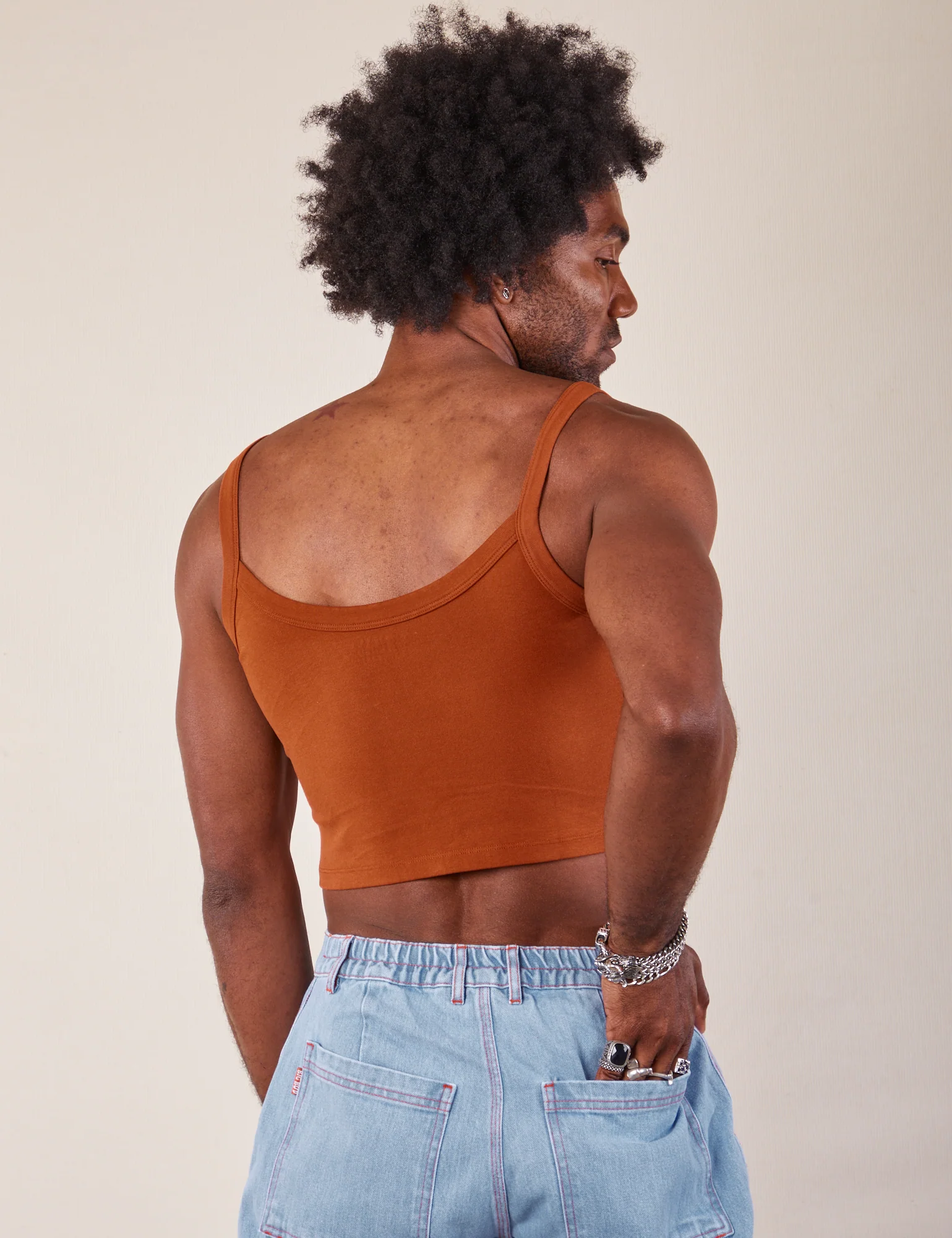 Cropped Cami - Burnt Terracotta *FINAL SALE* - Image 18
