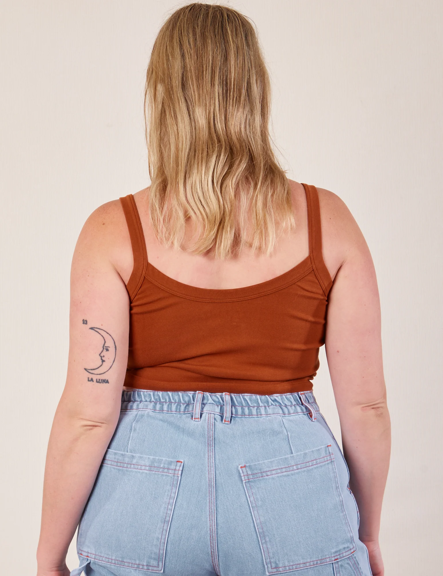 Cropped Cami - Burnt Terracotta *FINAL SALE* - Image 23