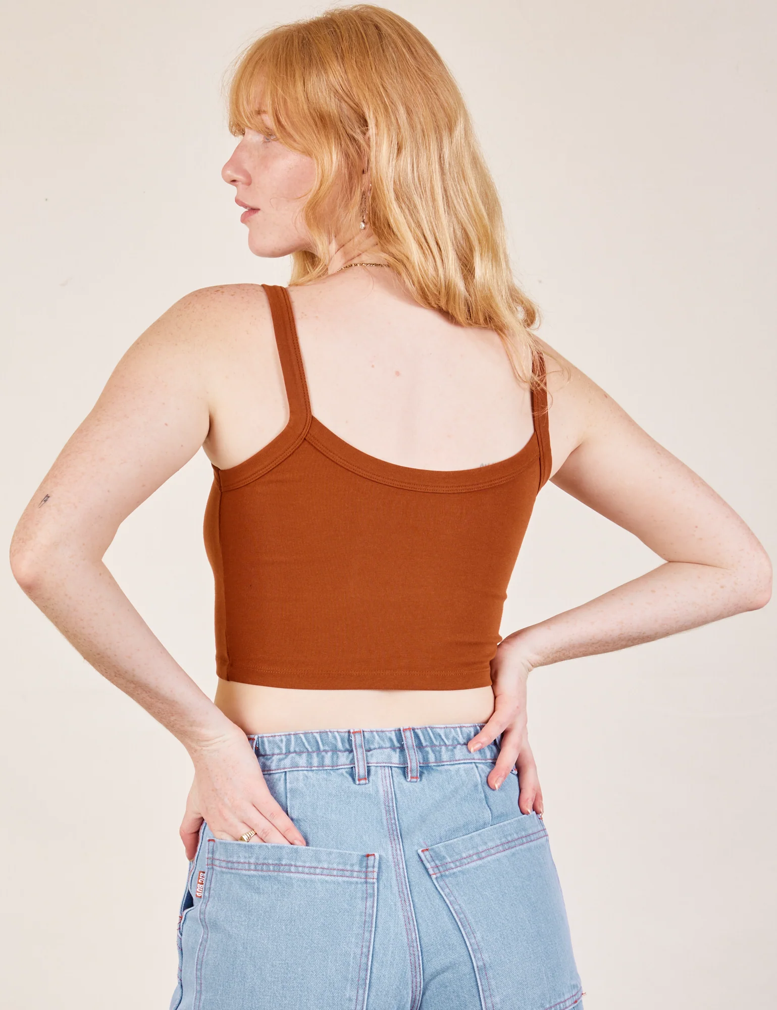 Cropped Cami - Burnt Terracotta *FINAL SALE* - Image 5