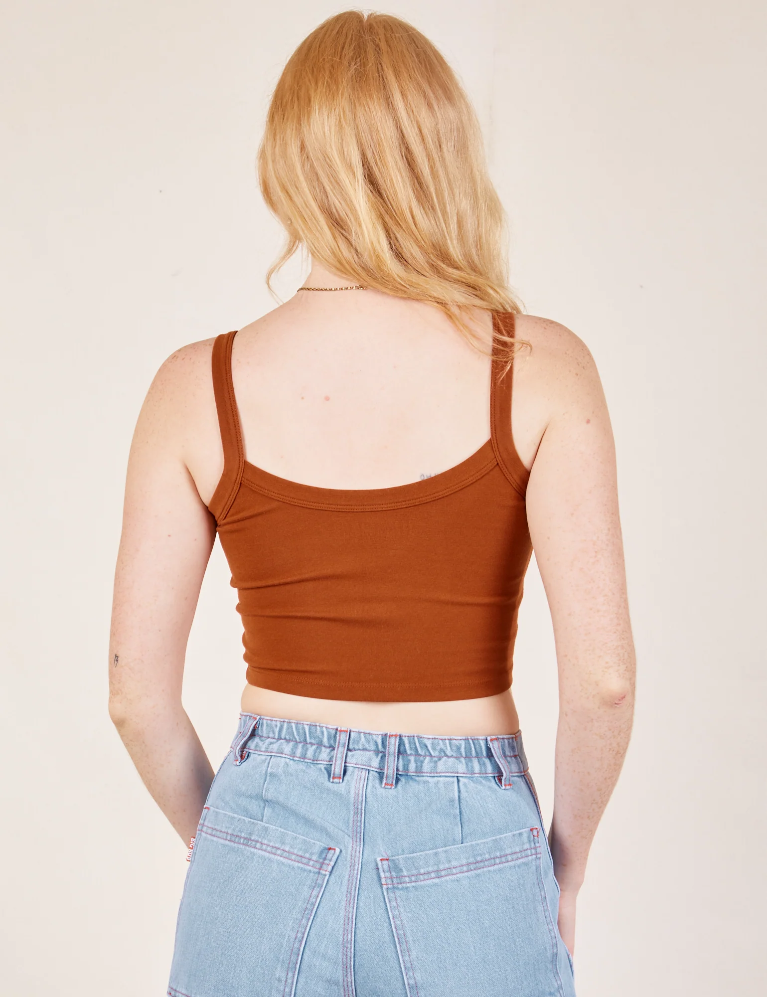 Cropped Cami - Burnt Terracotta *FINAL SALE* - Image 6
