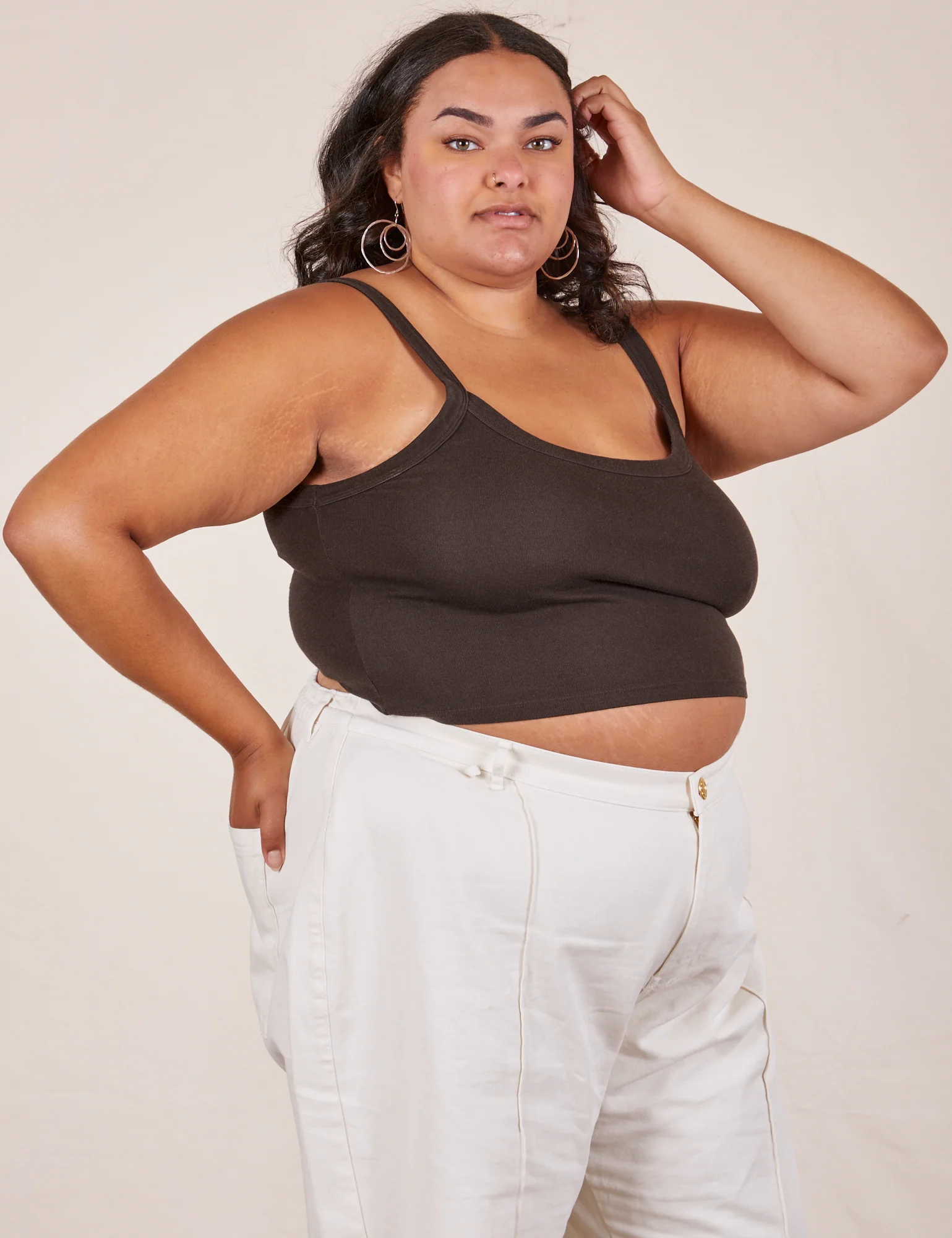 Cropped Cami - Espresso Brown *FINAL SALE* - Image 10