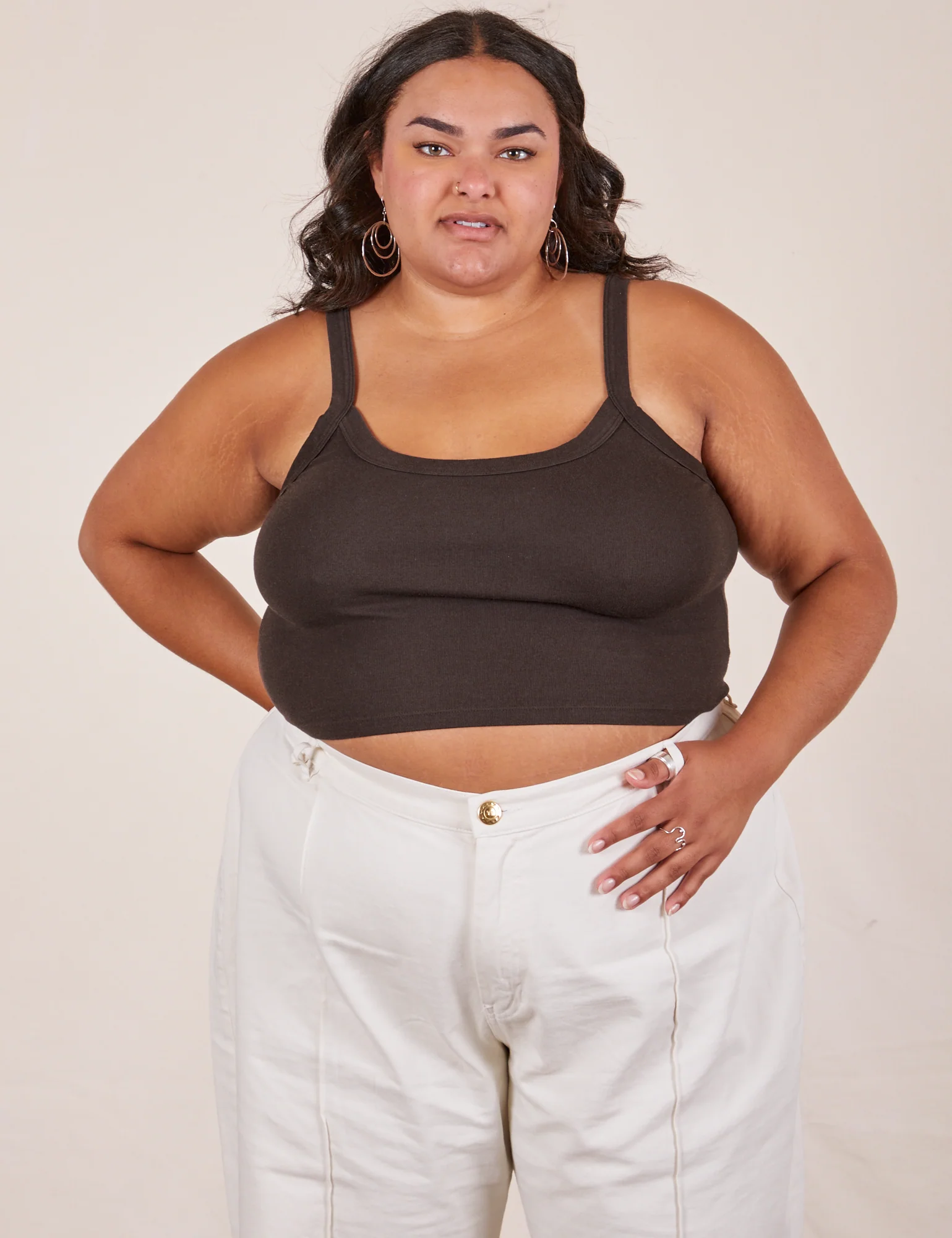 Cropped Cami - Espresso Brown *FINAL SALE* - Image 8