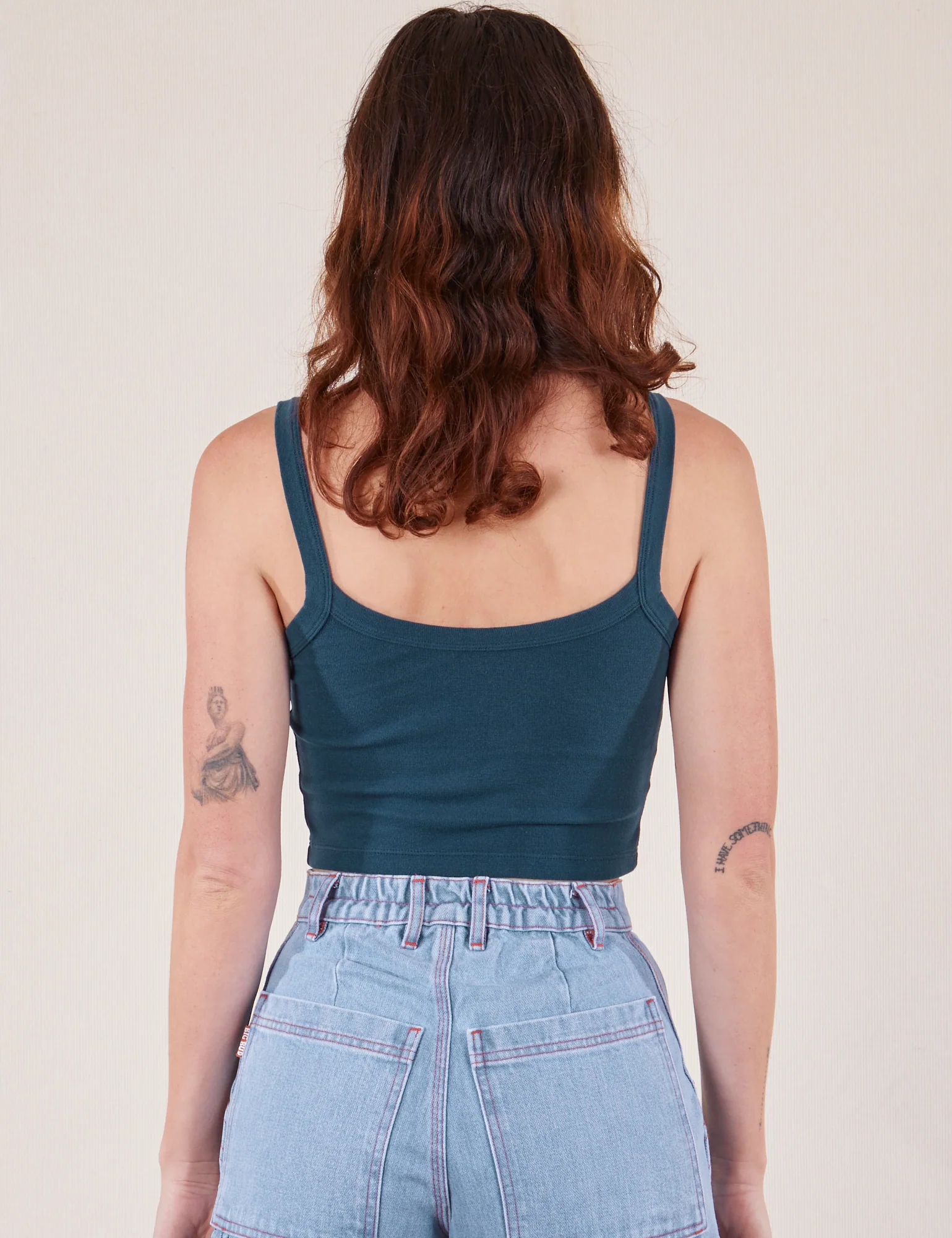 Cropped Cami - Lagoon *FINAL SALE* - Image 11