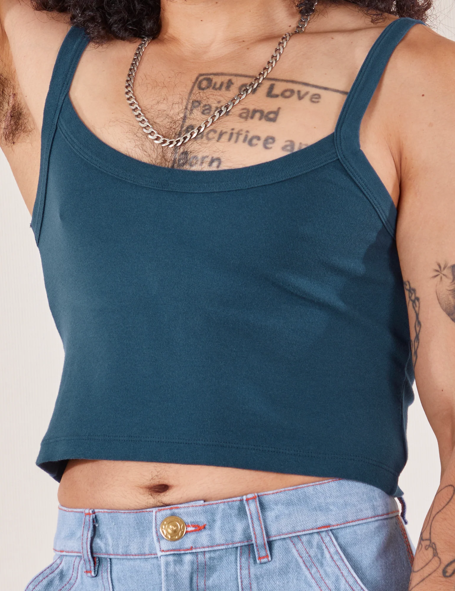 Cropped Cami - Lagoon *FINAL SALE* - Image 16