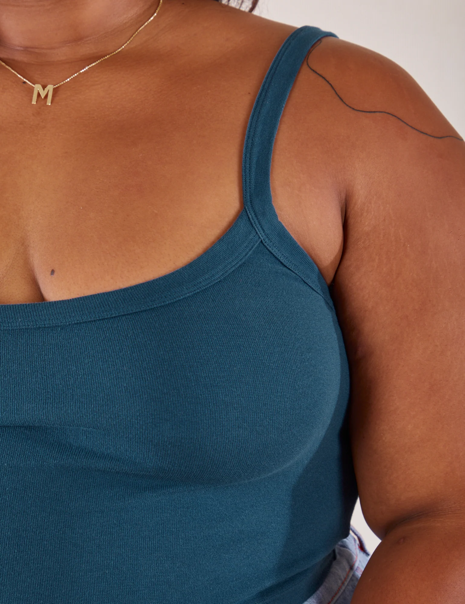 Cropped Cami - Lagoon *FINAL SALE* - Image 3
