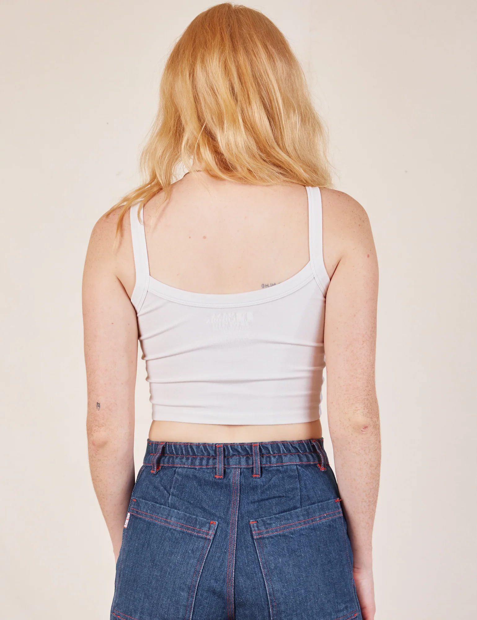 Cropped Cami - Vintage Tee White *FINAL SALE* - Image 11